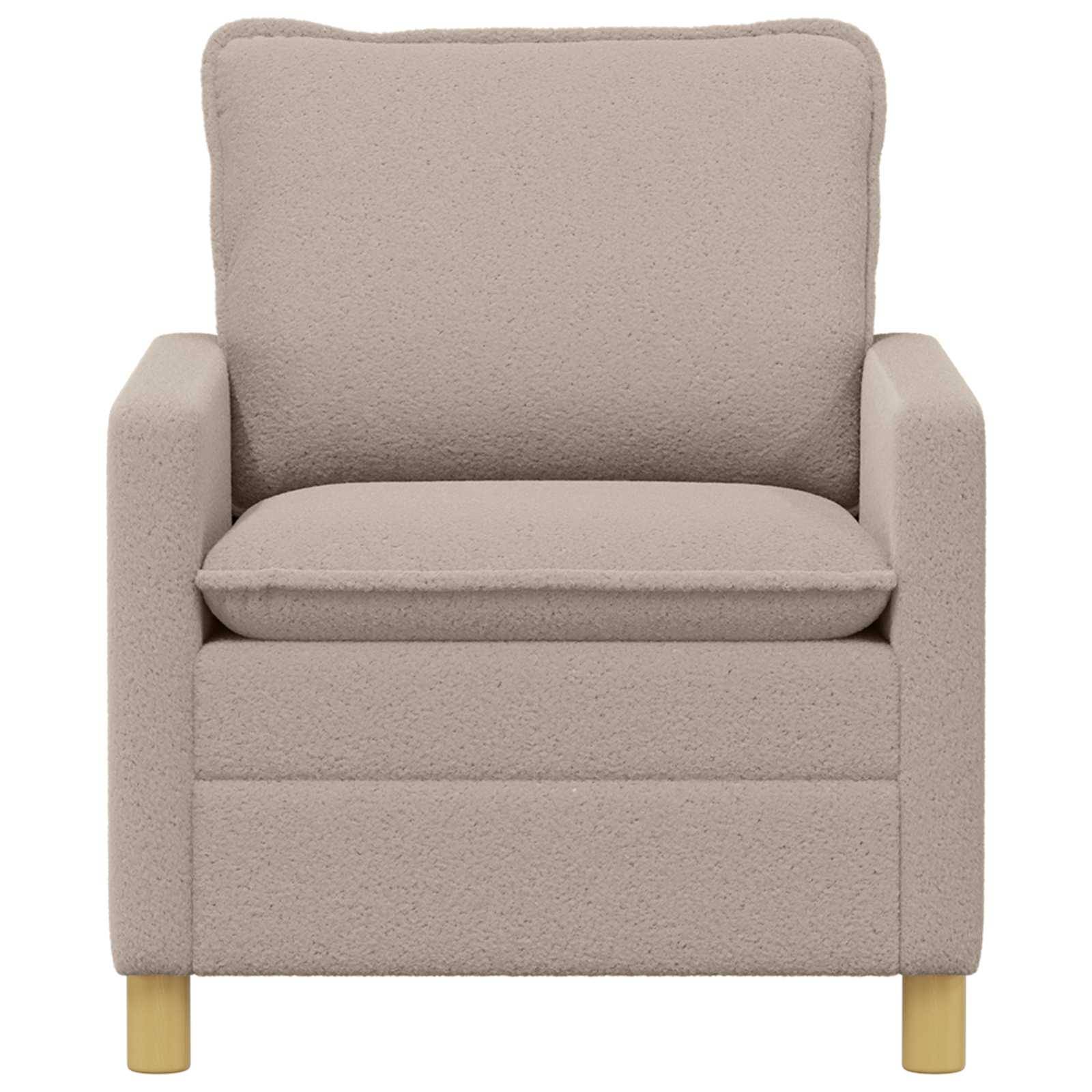 vidaXL Sofa Hellgrau 76 x 81 x 87,5 cm Stoff