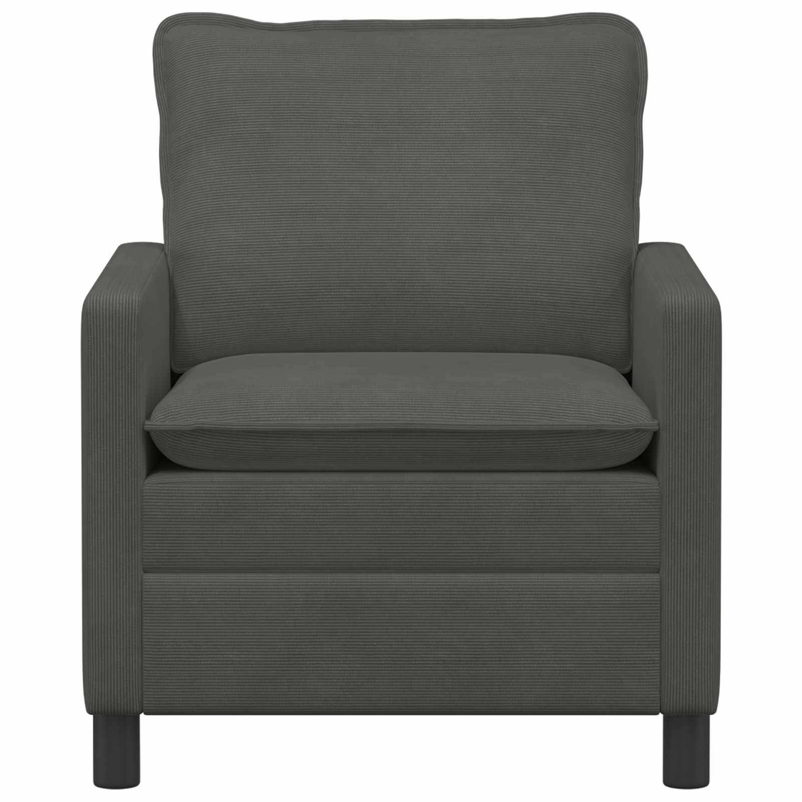 vidaXL Sofa Dunkelgrau 76 x 81 x 87,5 cm Stoff