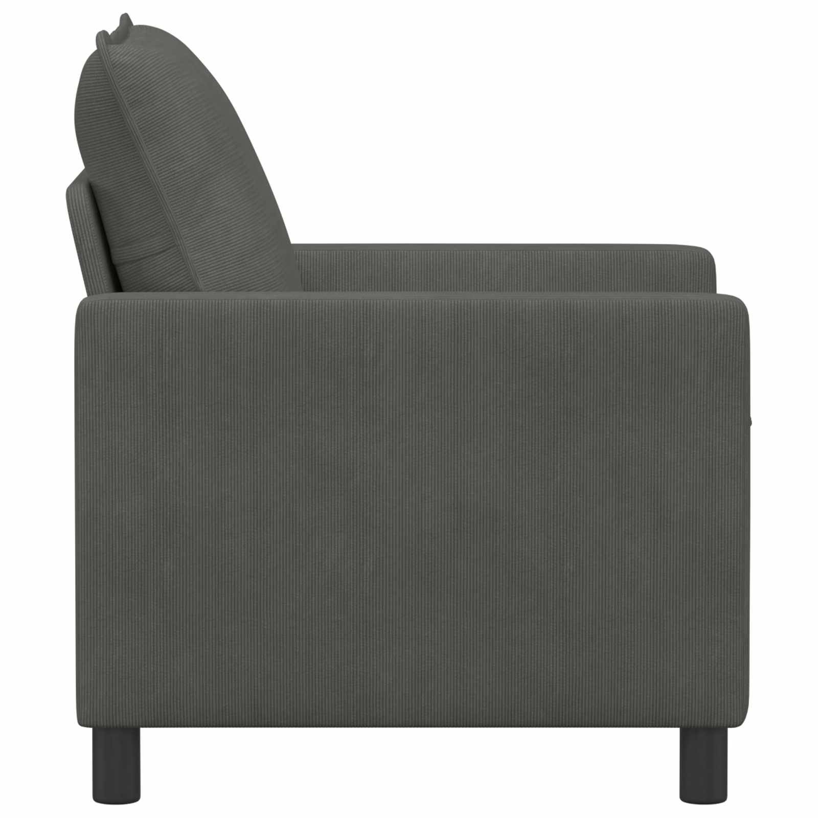 vidaXL Sofa Dunkelgrau 76 x 81 x 87,5 cm Stoff