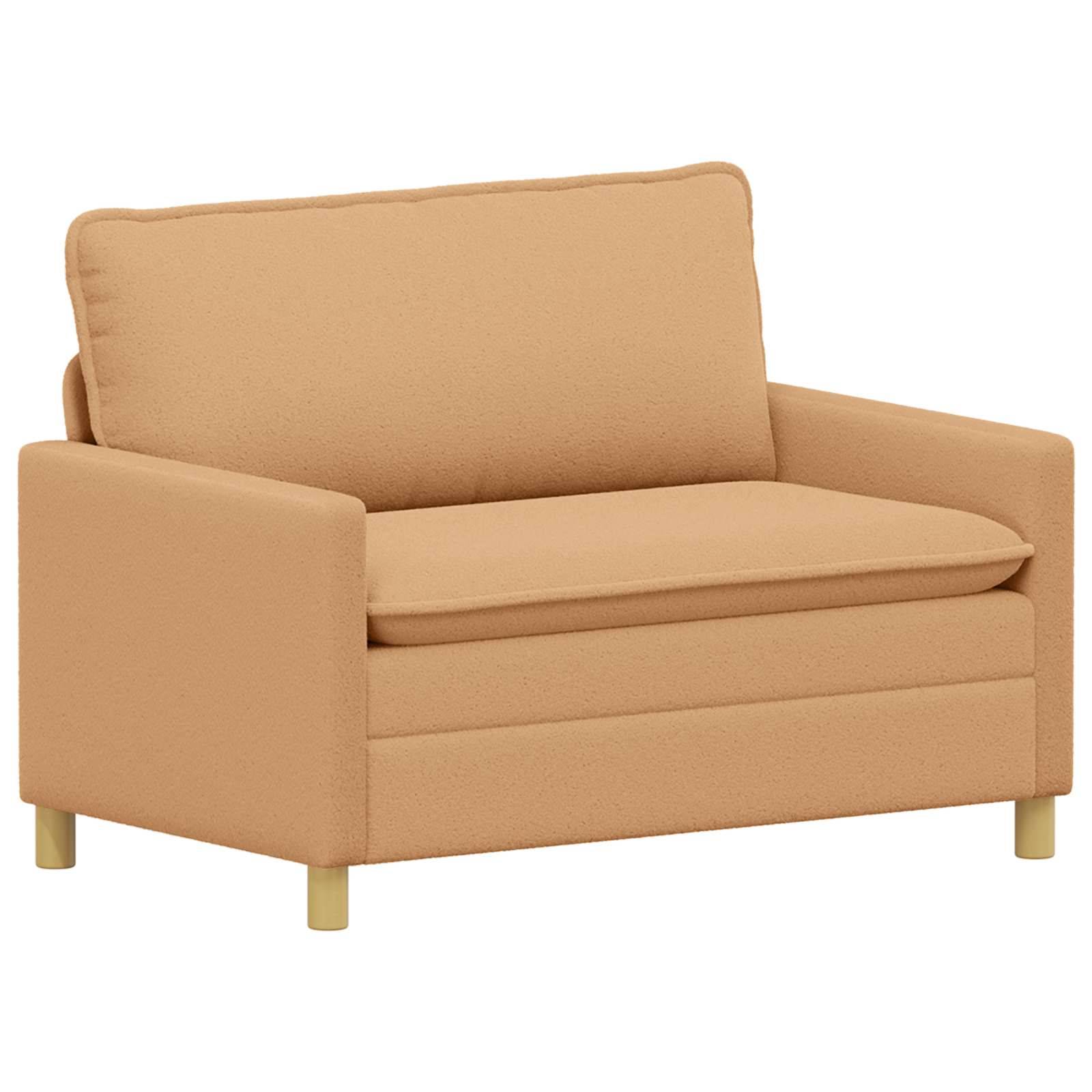 vidaXL Sofa Beige 126 x 81 x 87,5 cm Stoff