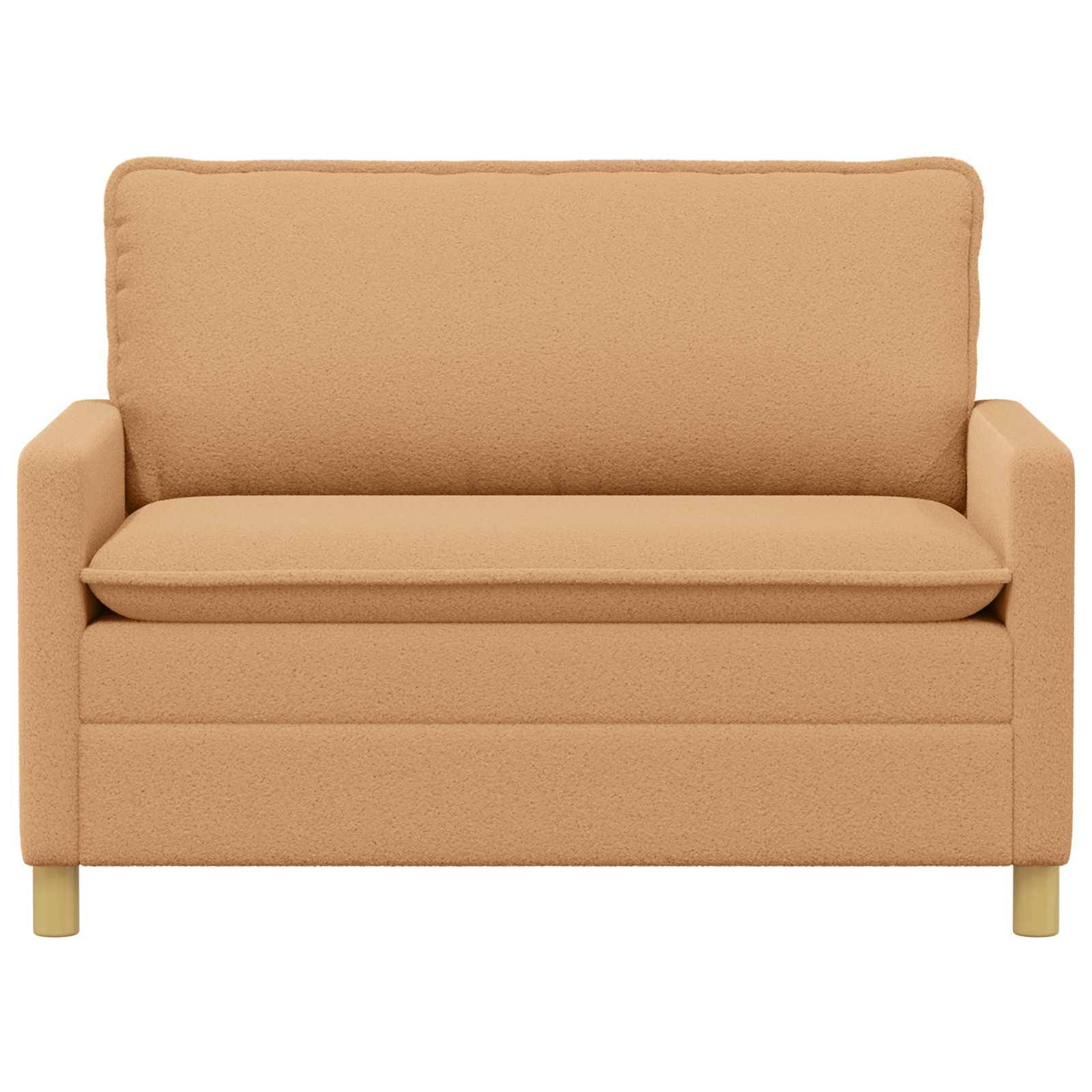 vidaXL Sofa Beige 126 x 81 x 87,5 cm Stoff