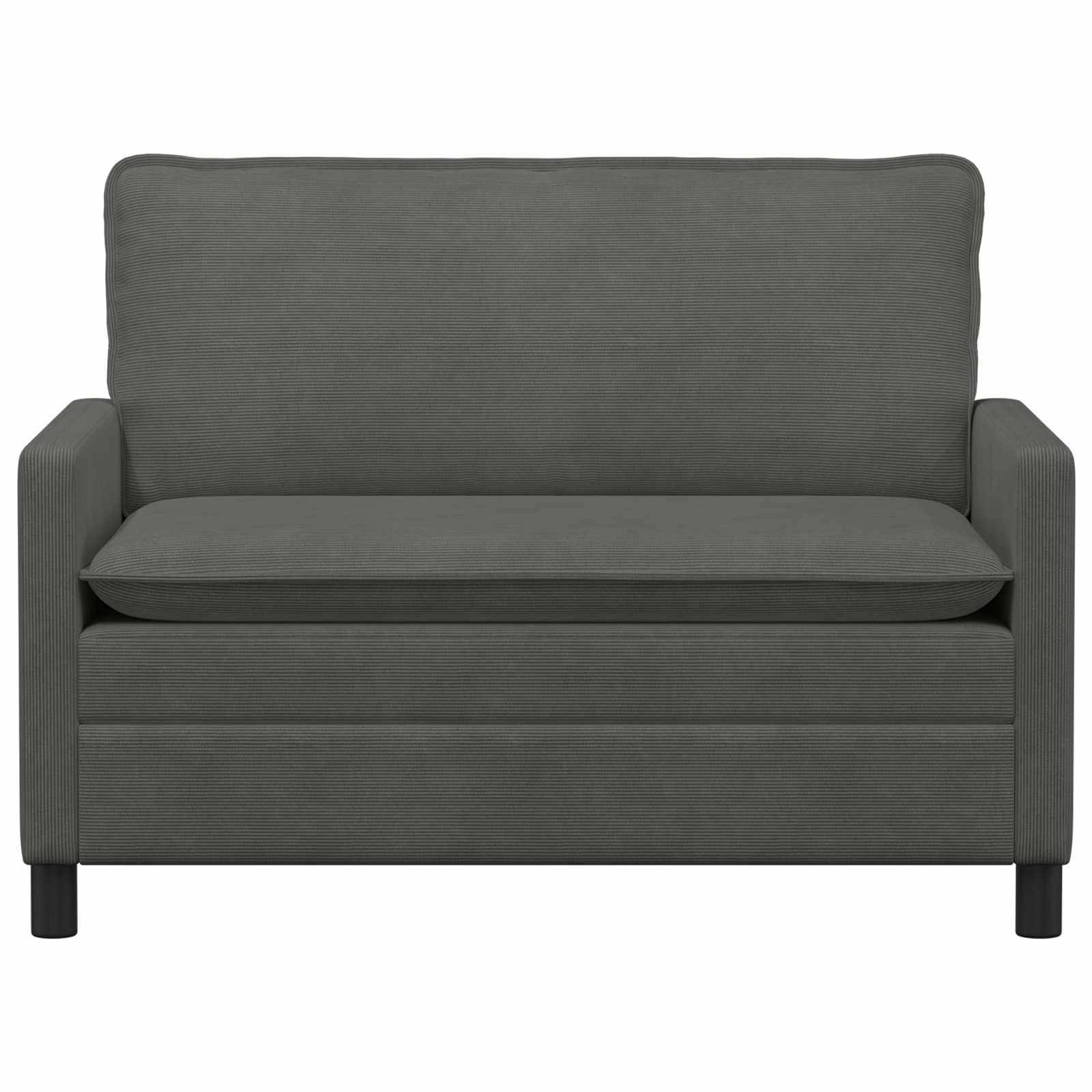 vidaXL Sofa Dunkelgrau 126 x 81 x 87,5 cm Stoff