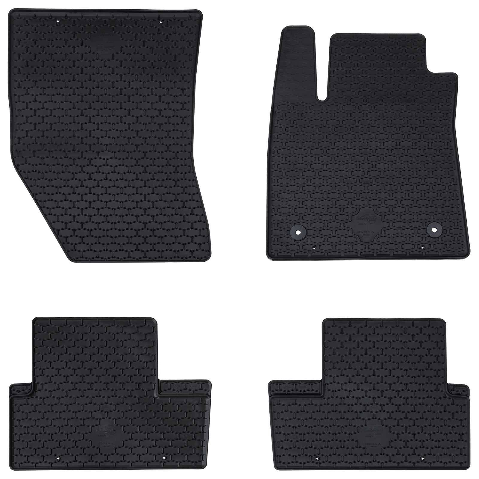 vidaXL Autofußmatte 4 pcs Geeignet für Renault MEGANE IV 2016- Gummi