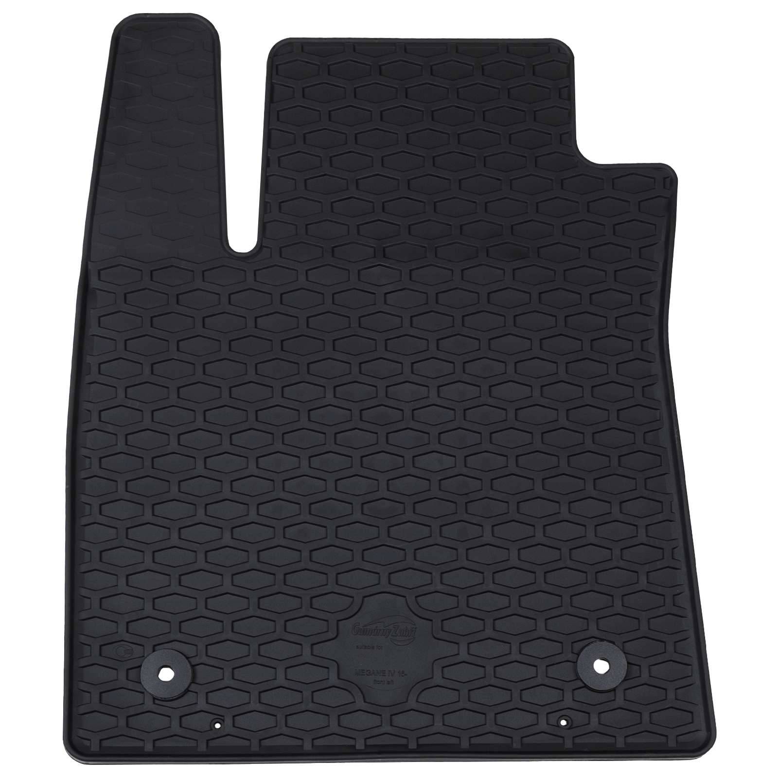 vidaXL Autofußmatte 4 pcs Geeignet für Renault MEGANE IV 2016- Gummi