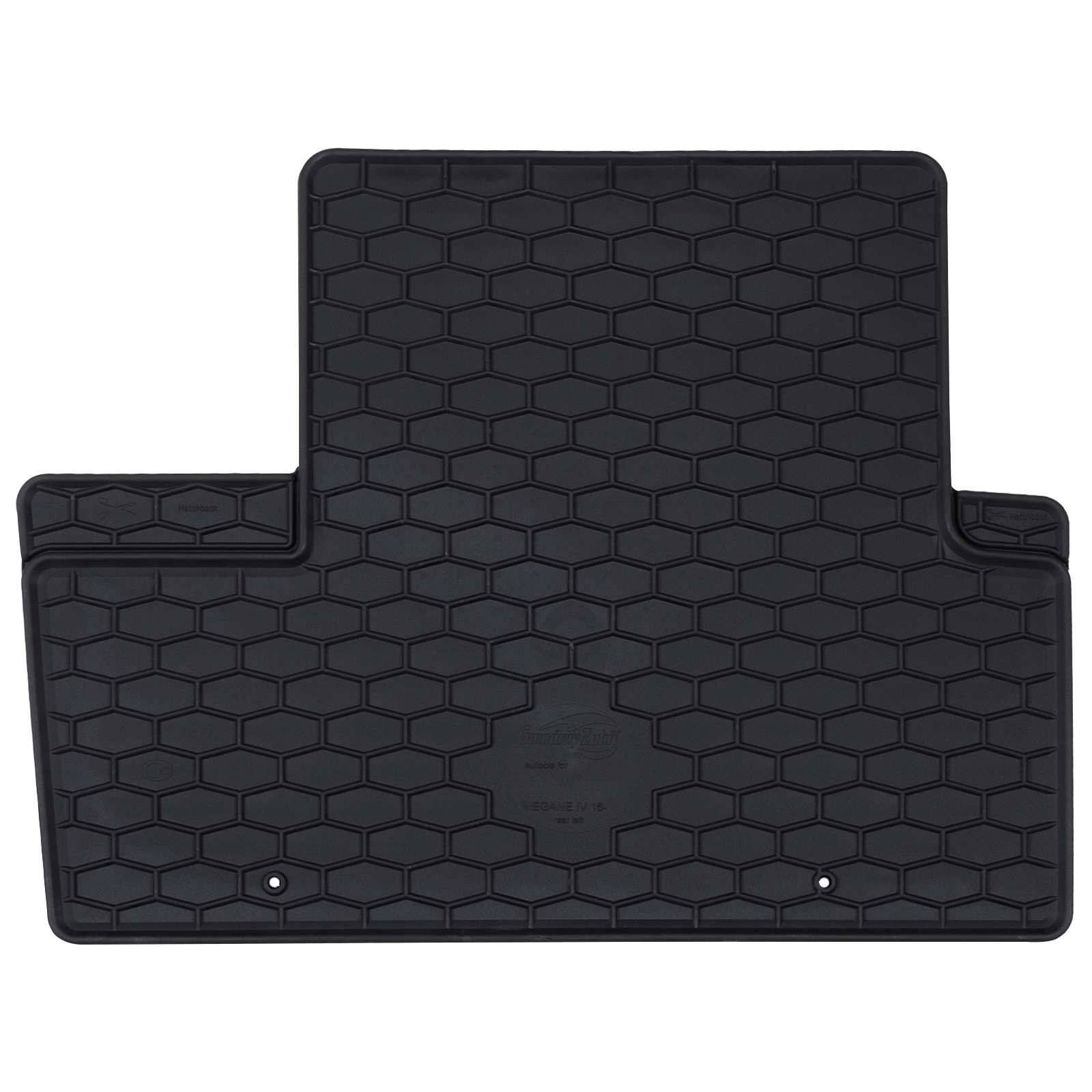 vidaXL Autofußmatte 4 pcs Geeignet für Renault MEGANE IV 2016- Gummi
