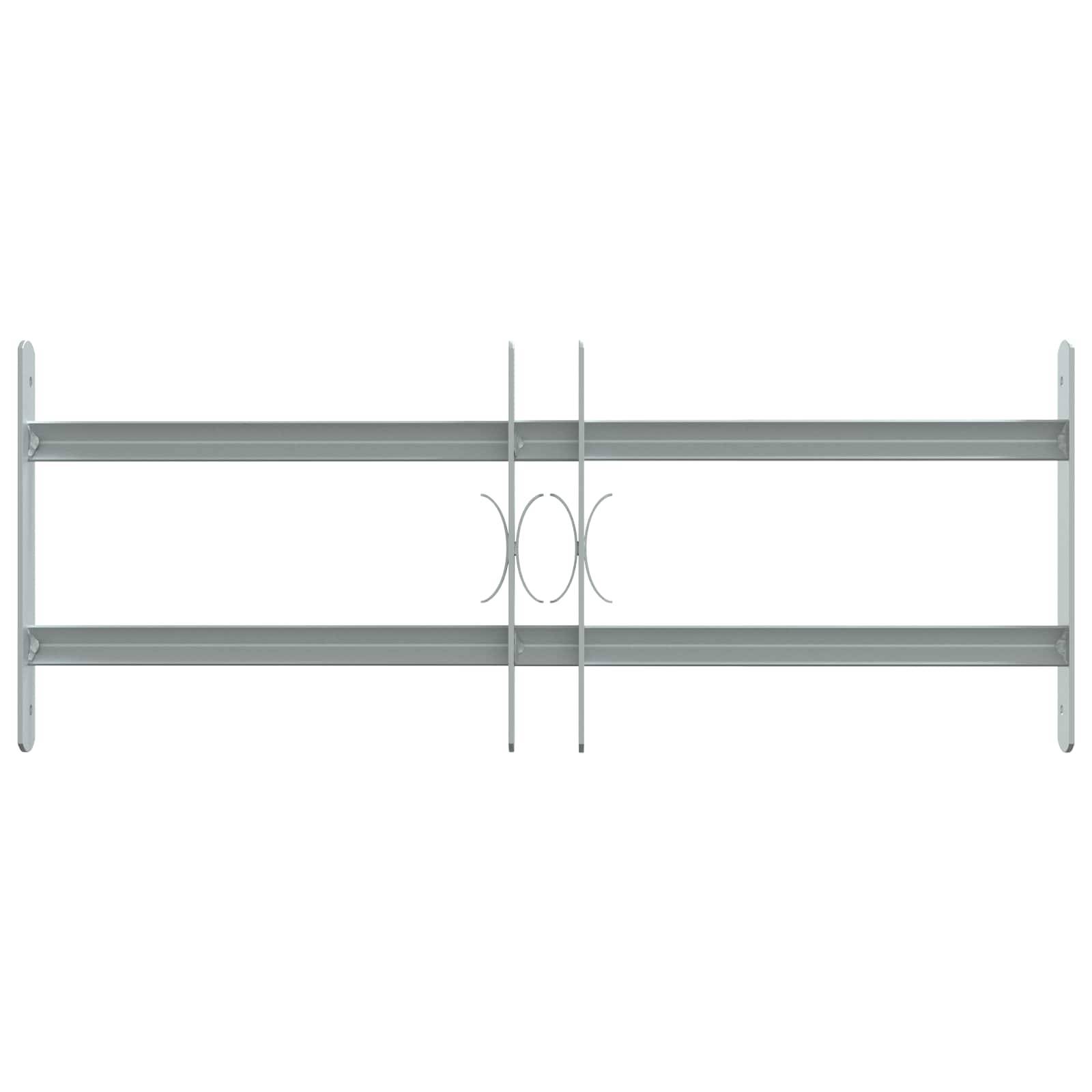 vidaXL Sicherheitsgitter für Fenster mit 2 Querstangen 3 pcs