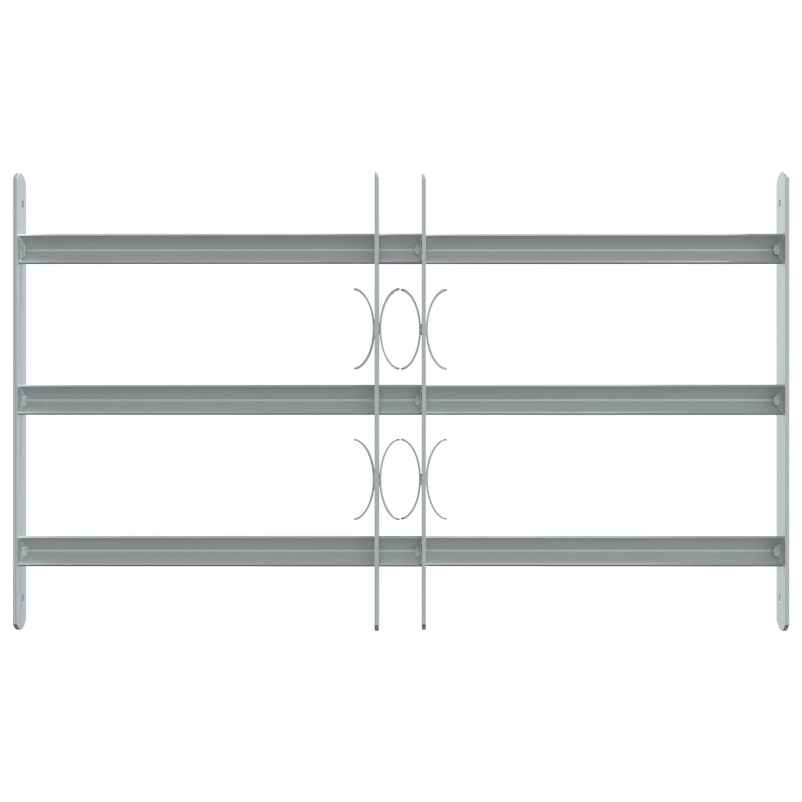 vidaXL Sicherheitsgitter für Fenster mit 3 Querstangen 3 pcs