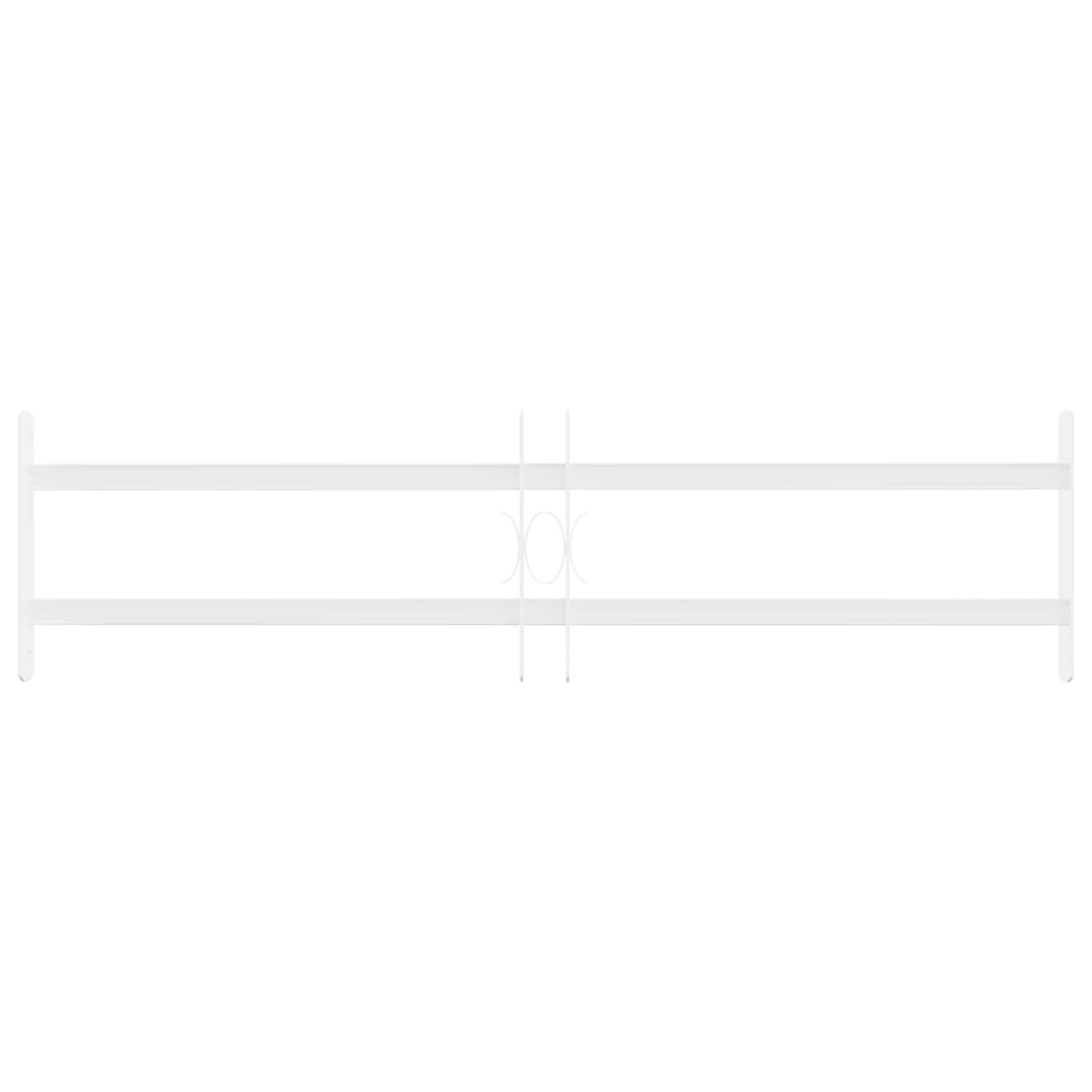 vidaXL Sicherheitsgitter für Fenster mit 2 Querstangen 3 pcs 63-114 cm
