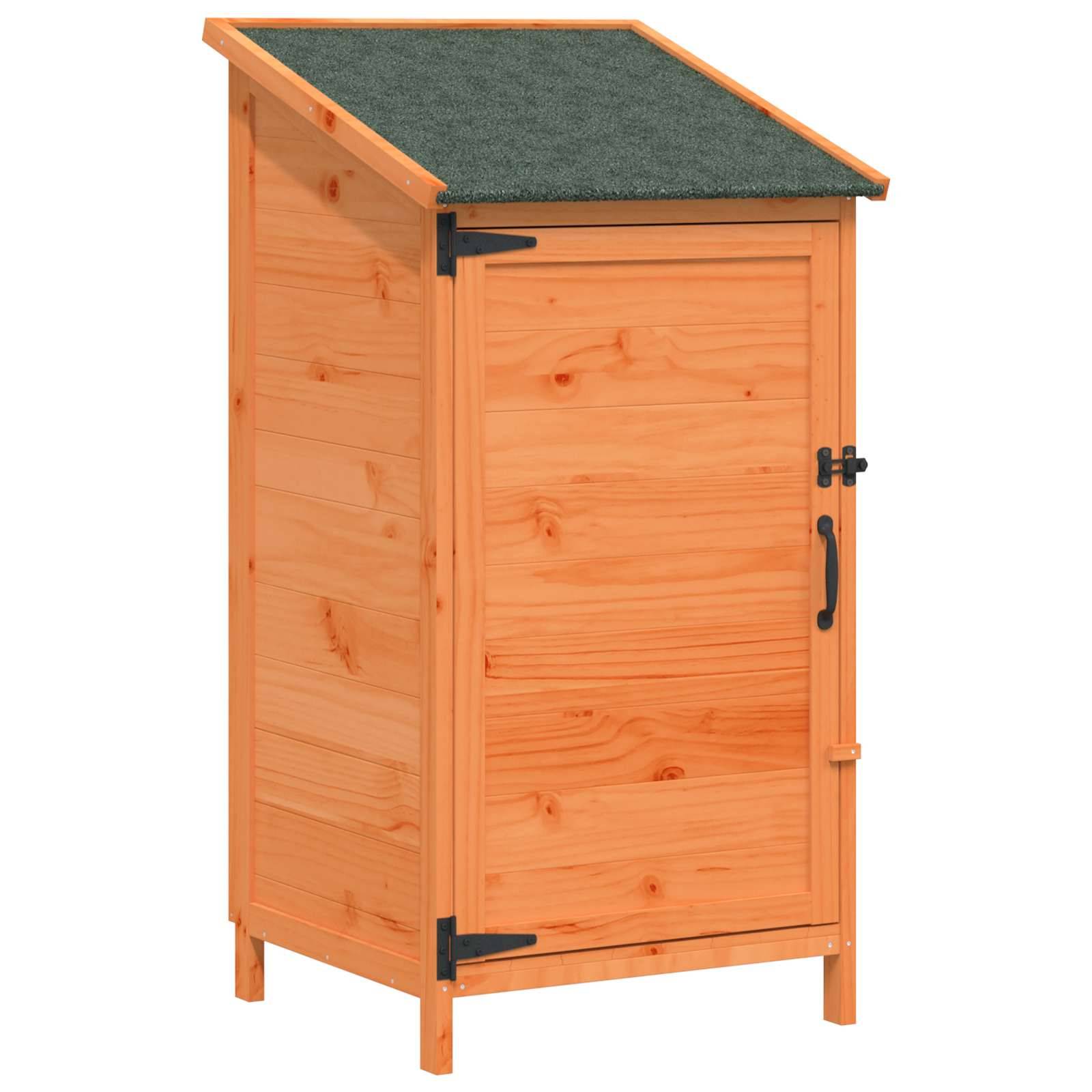 vidaXL Garten Shed Braun 59 x 56 x 113,5 cm Holzwerkstoff