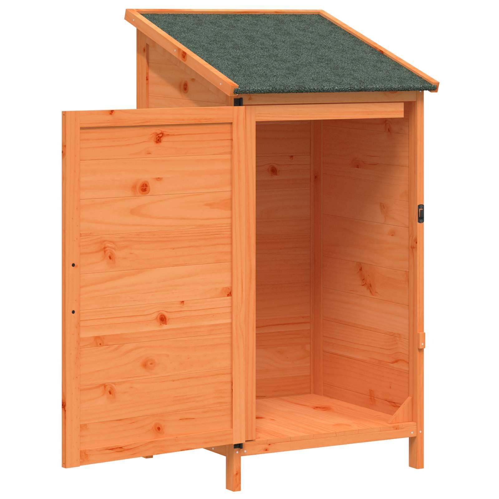 vidaXL Garten Shed Braun 59 x 56 x 113,5 cm Holzwerkstoff
