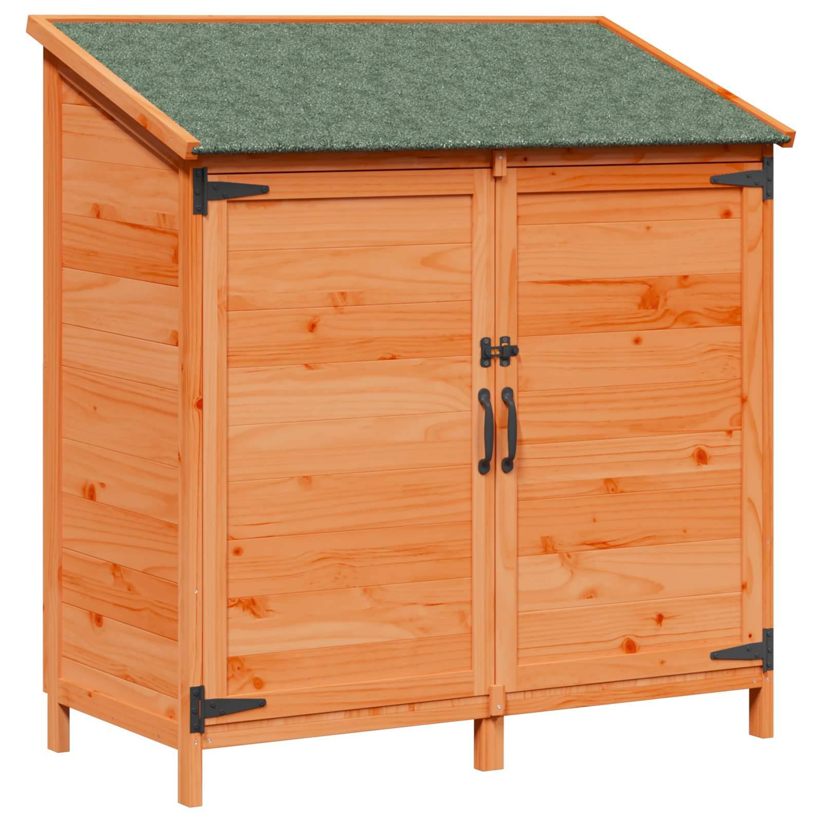 vidaXL Garten Shed Braun 106,5 x 56 x 113,5 cm Holzwerkstoff