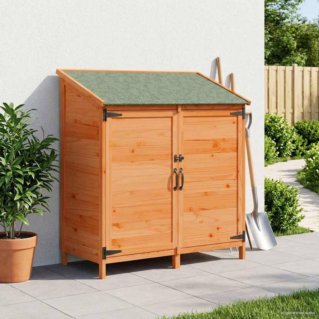 vidaXL Garten Shed Braun 106,5 x 56 x 113,5 cm Holzwerkstoff