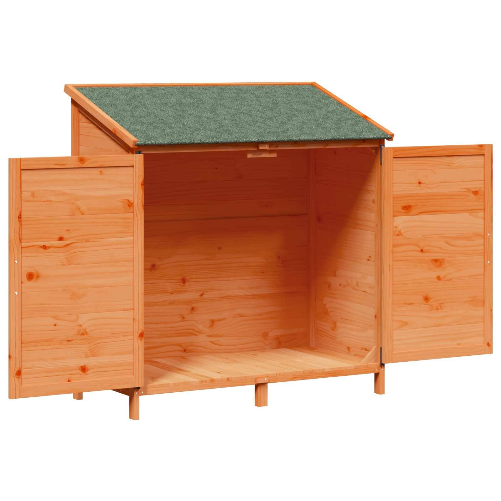 vidaXL Garten Shed Braun 106,5 x 56 x 113,5 cm Holzwerkstoff