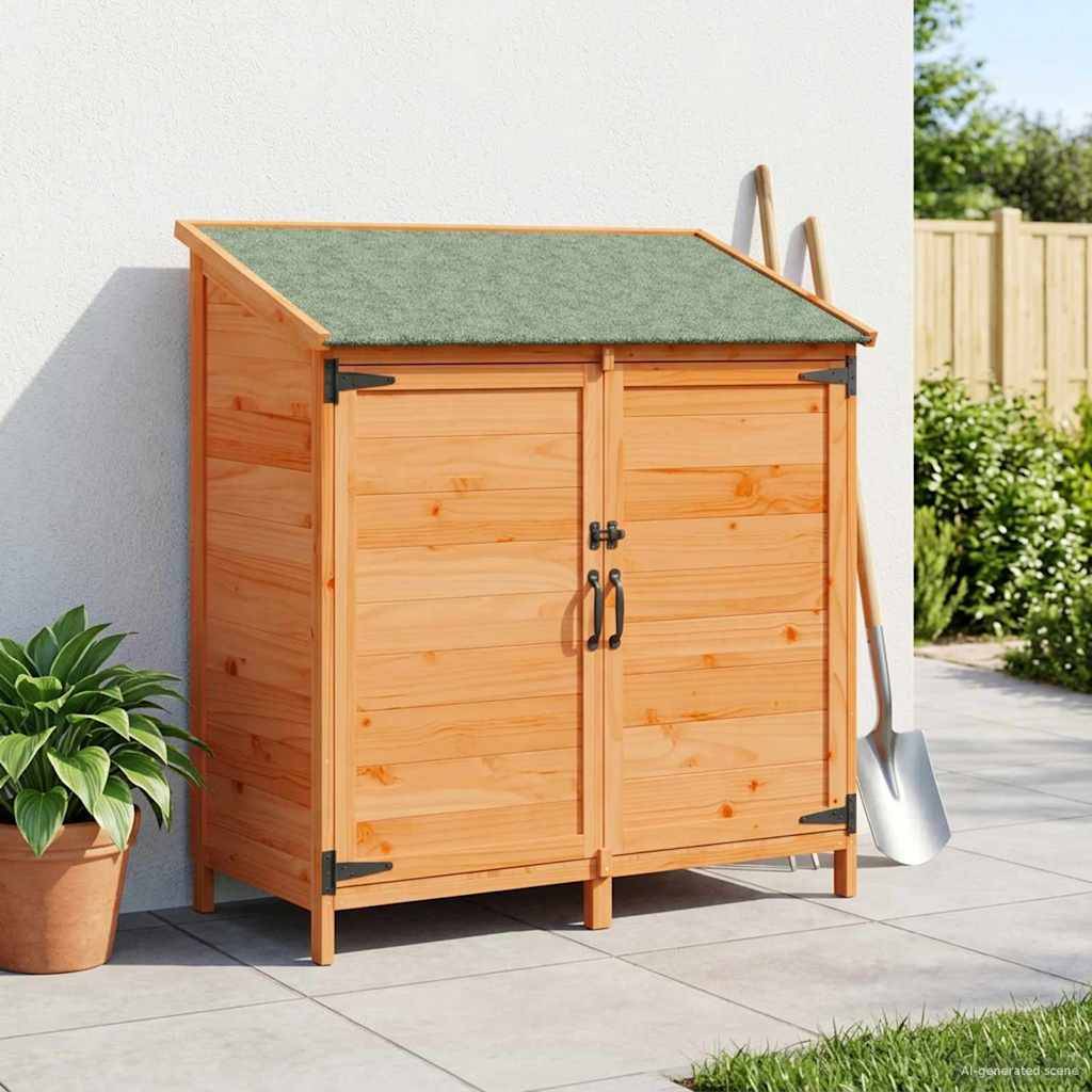 vidaXL Garten Shed Braun 106,5 x 56 x 113,5 cm Holzwerkstoff