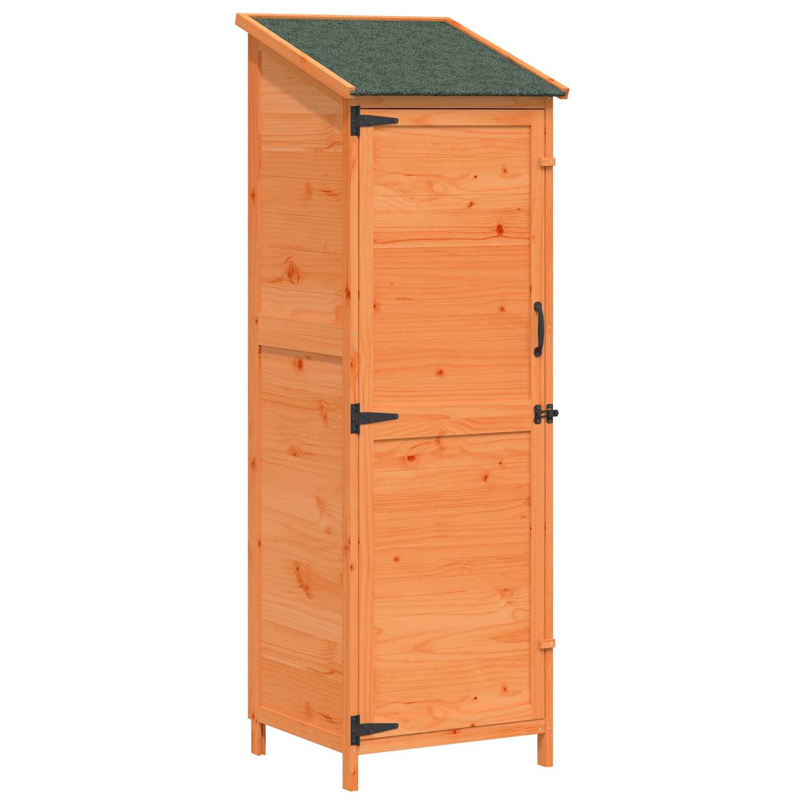 vidaXL Garten Shed Braun 59,5 x 56 x 176,5 cm Holzwerkstoff