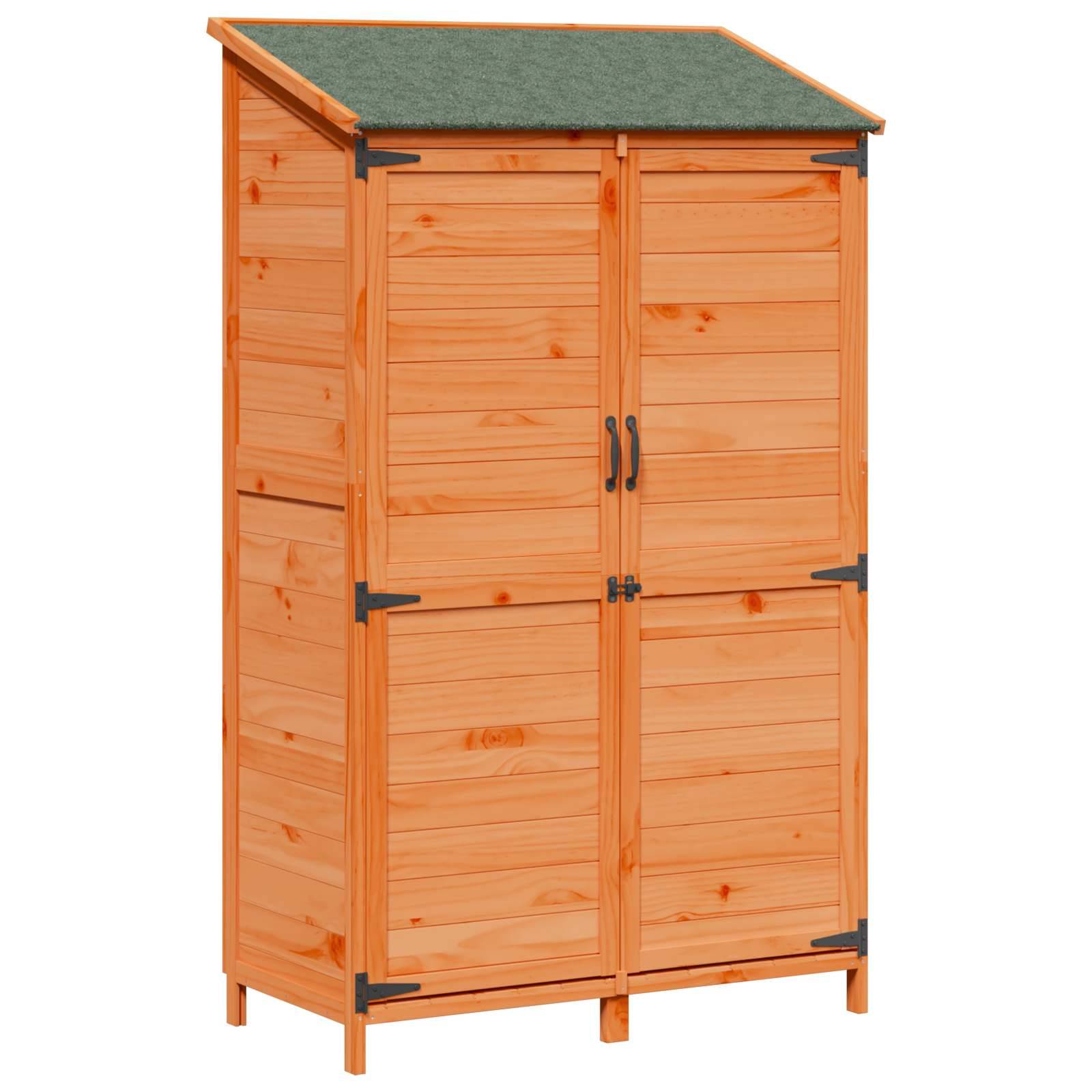 vidaXL Garten Shed Braun 106,5 x 56 x 176 cm Holzwerkstoff