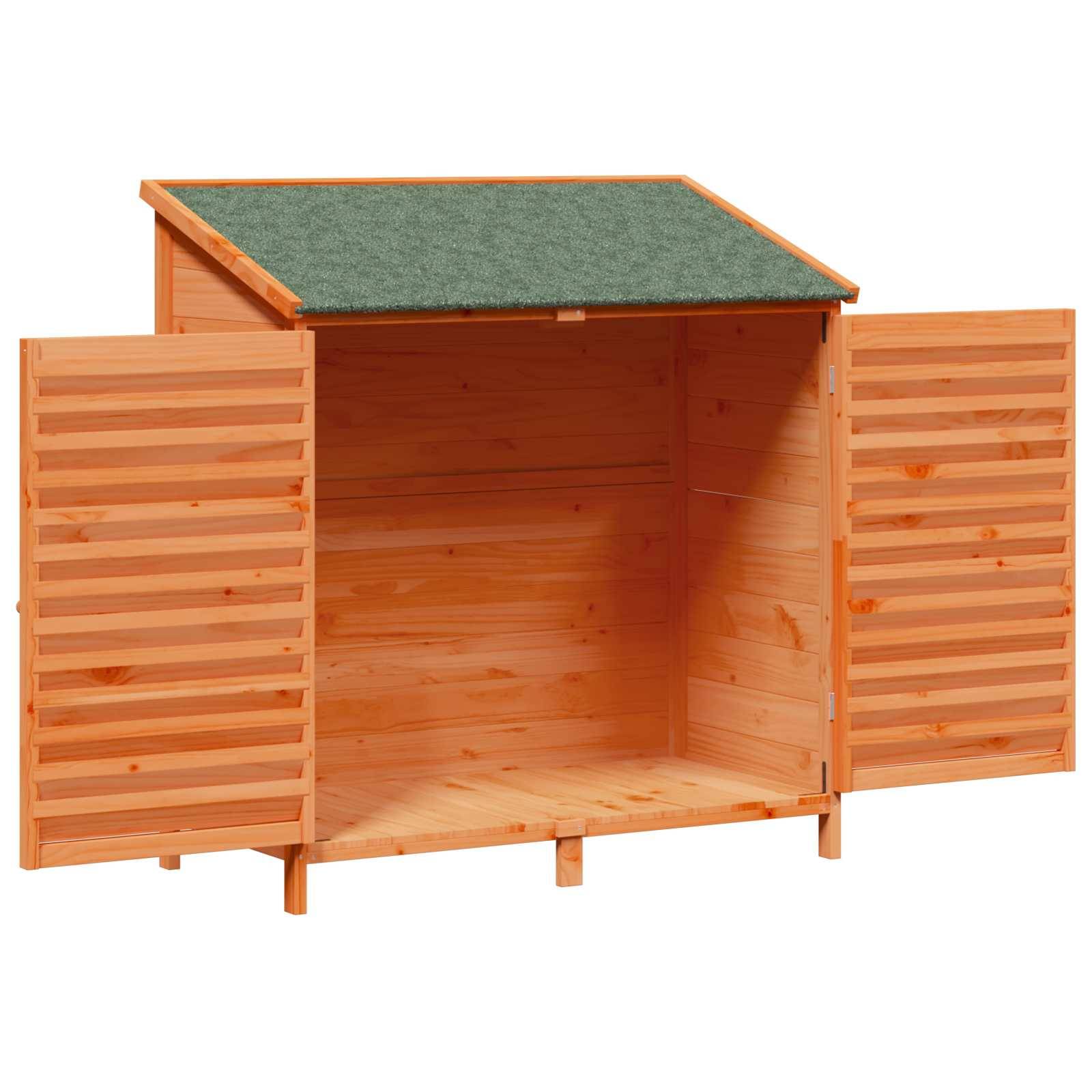 vidaXL Garten Shed Braun 106 x 56 x 113,5 cm Massivholz aus Fichte