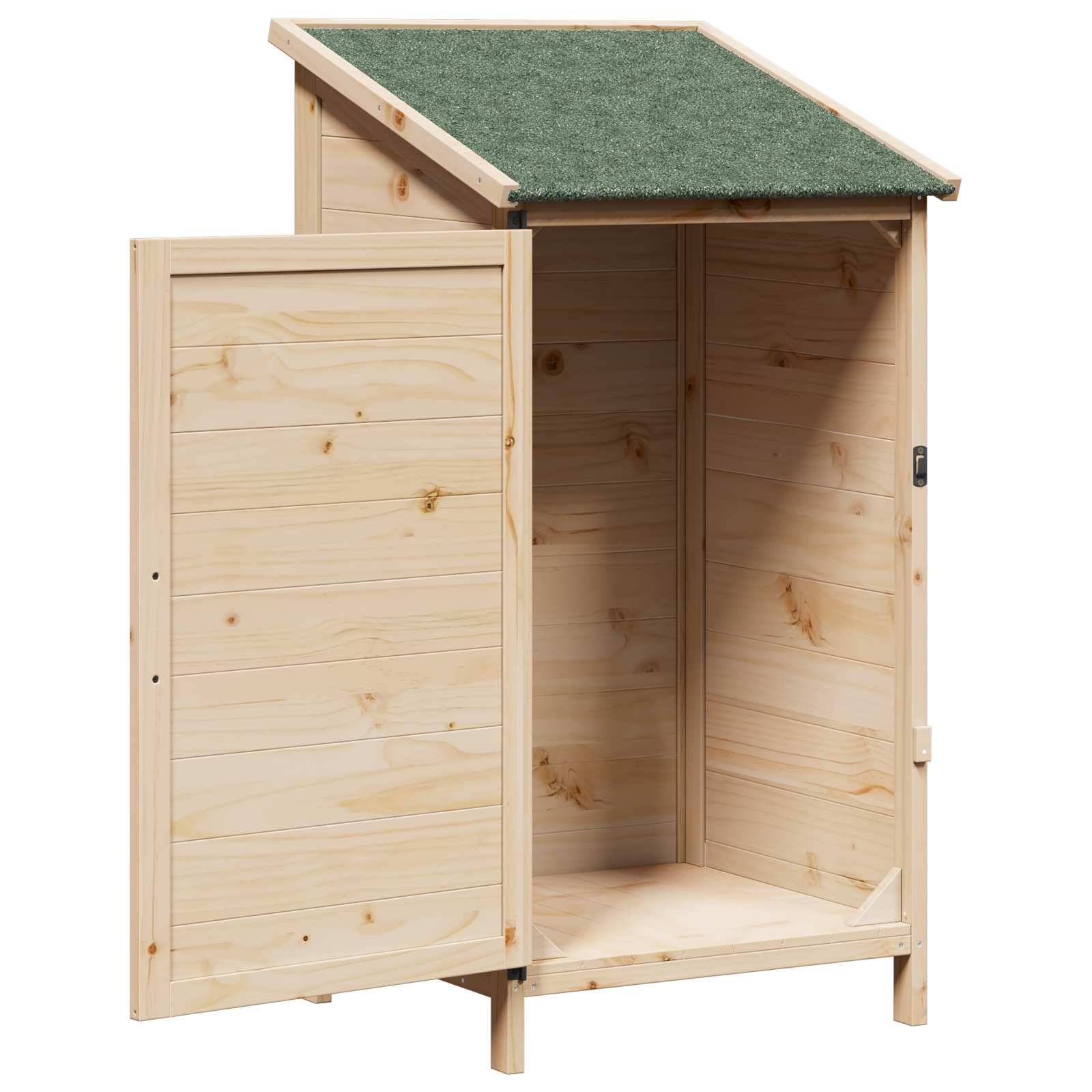 vidaXL Garten Shed Natur 59,5 x 56 x 113,5 cm Holzwerkstoff