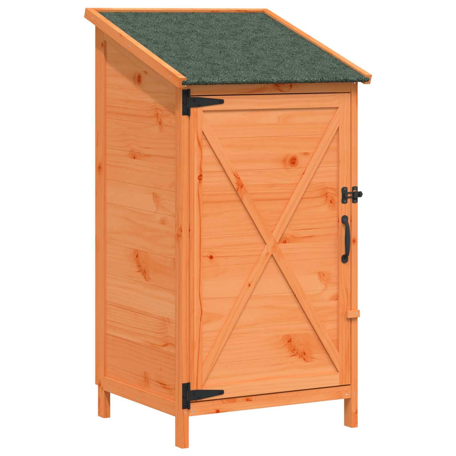 vidaXL Garten Shed Braun 59,5 x 56 x 113,5 cm Holzwerkstoff