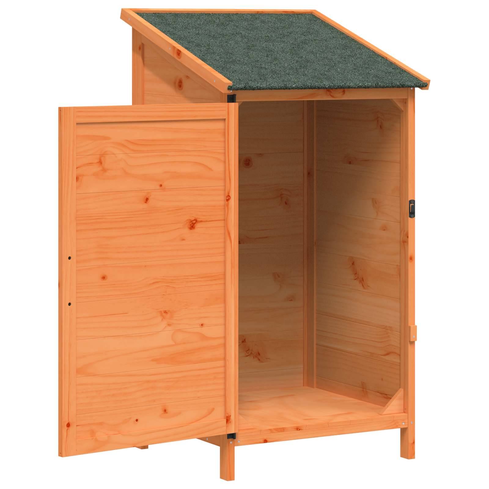 vidaXL Garten Shed Braun 59,5 x 56 x 113,5 cm Holzwerkstoff