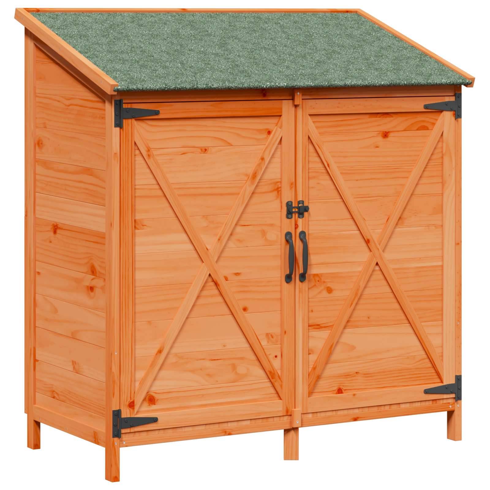 vidaXL Garten Shed Braun 106 x 56 x 113,5 cm Holzwerkstoff