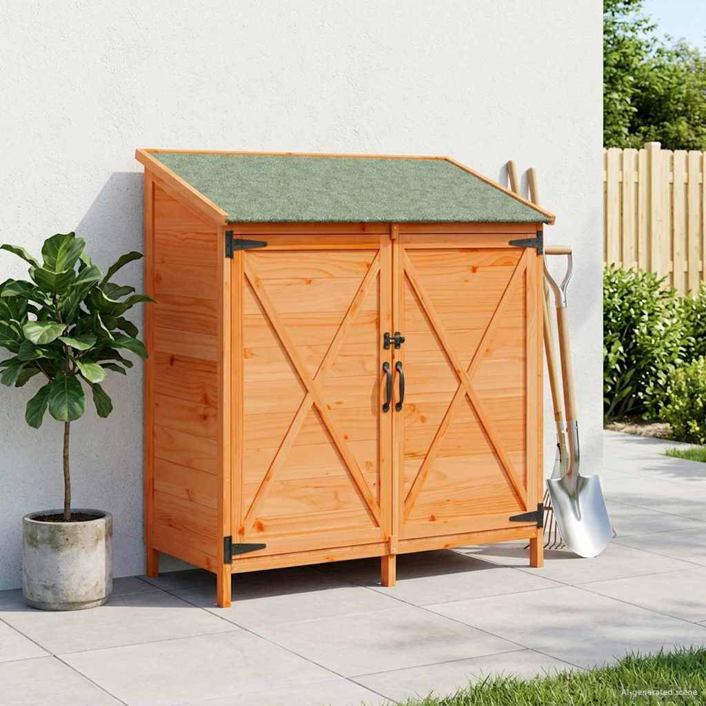 vidaXL Garten Shed Braun 106 x 56 x 113,5 cm Holzwerkstoff