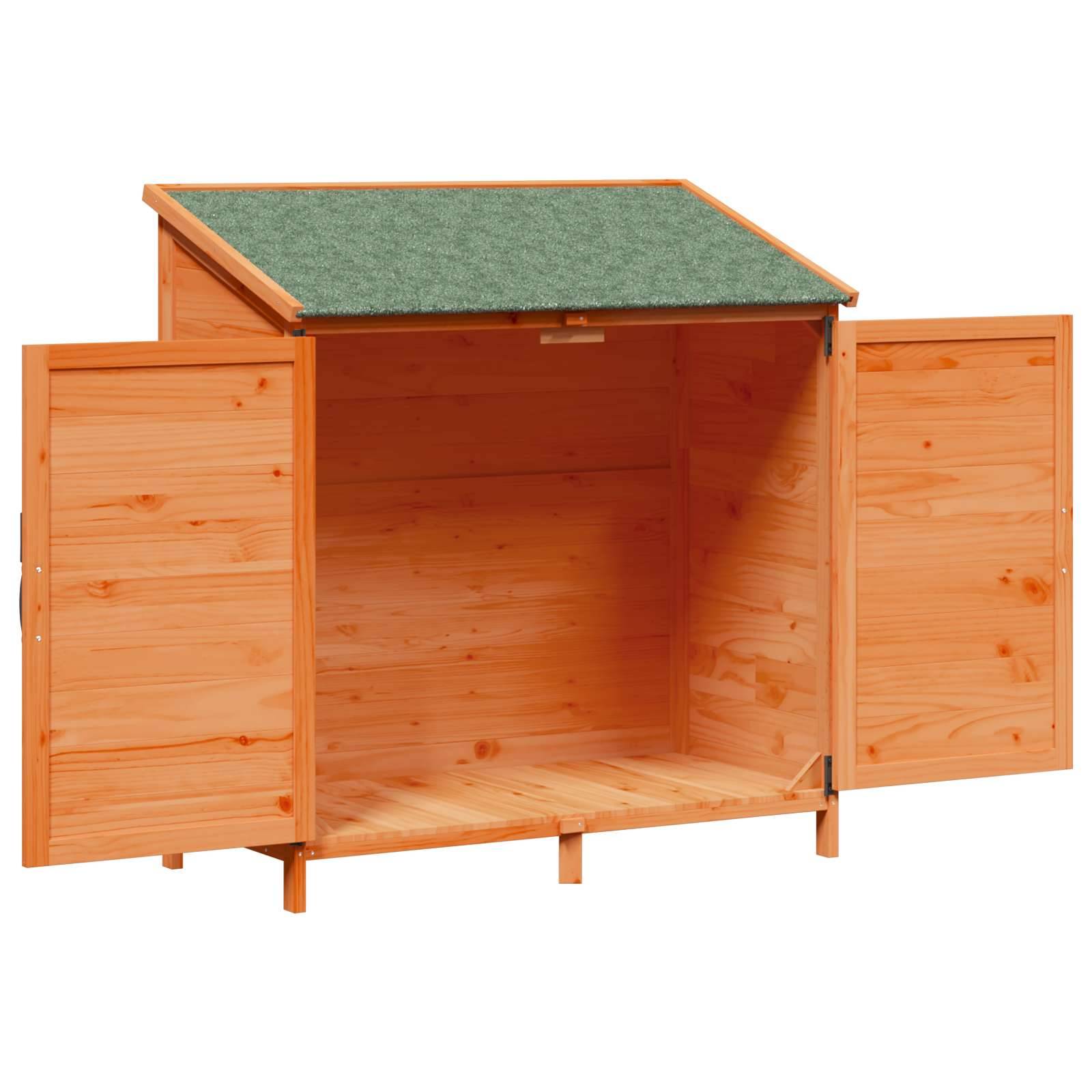 vidaXL Garten Shed Braun 106 x 56 x 113,5 cm Holzwerkstoff