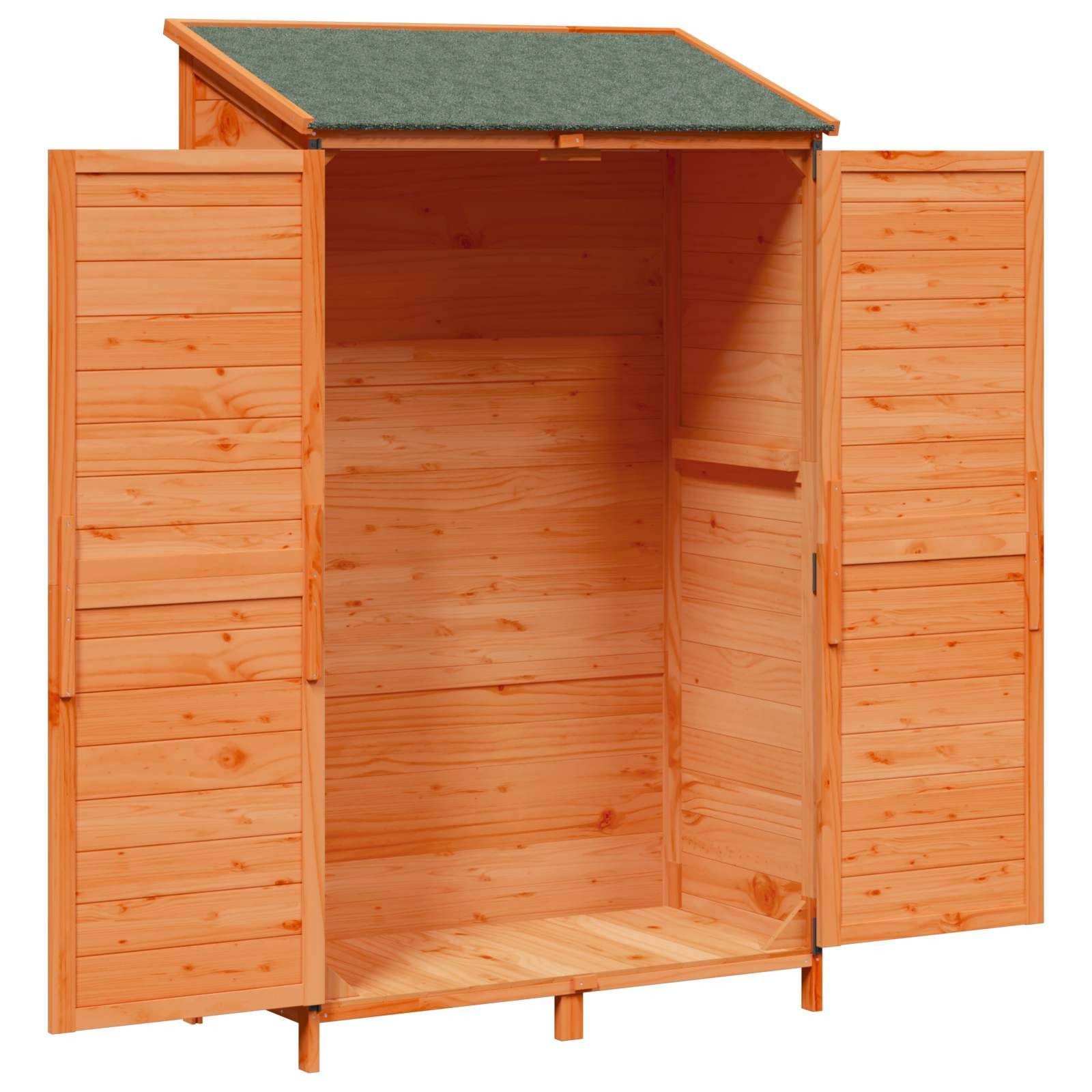 vidaXL Garten Shed Braun 106 x 56 x 176,5 cm Holzwerkstoff