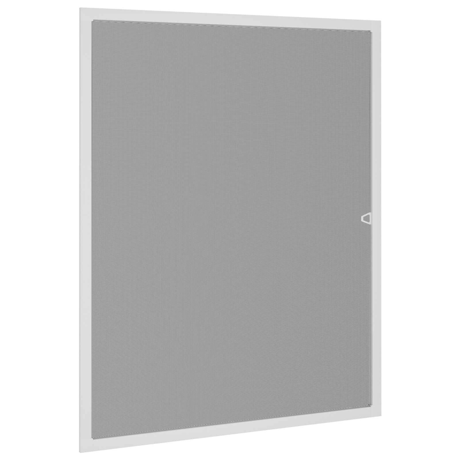 vidaXL Insektenschutz für Fenster Weiß 130 x 150 cm