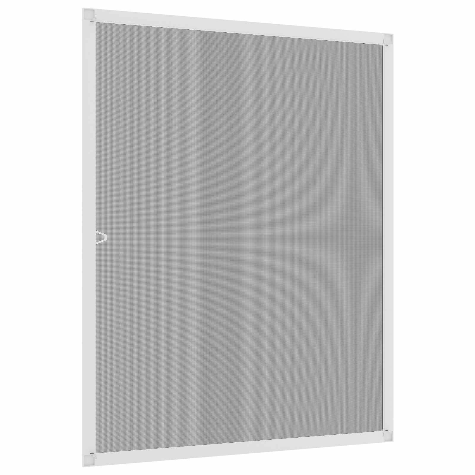 vidaXL Insektenschutz für Fenster Weiß 130 x 150 cm
