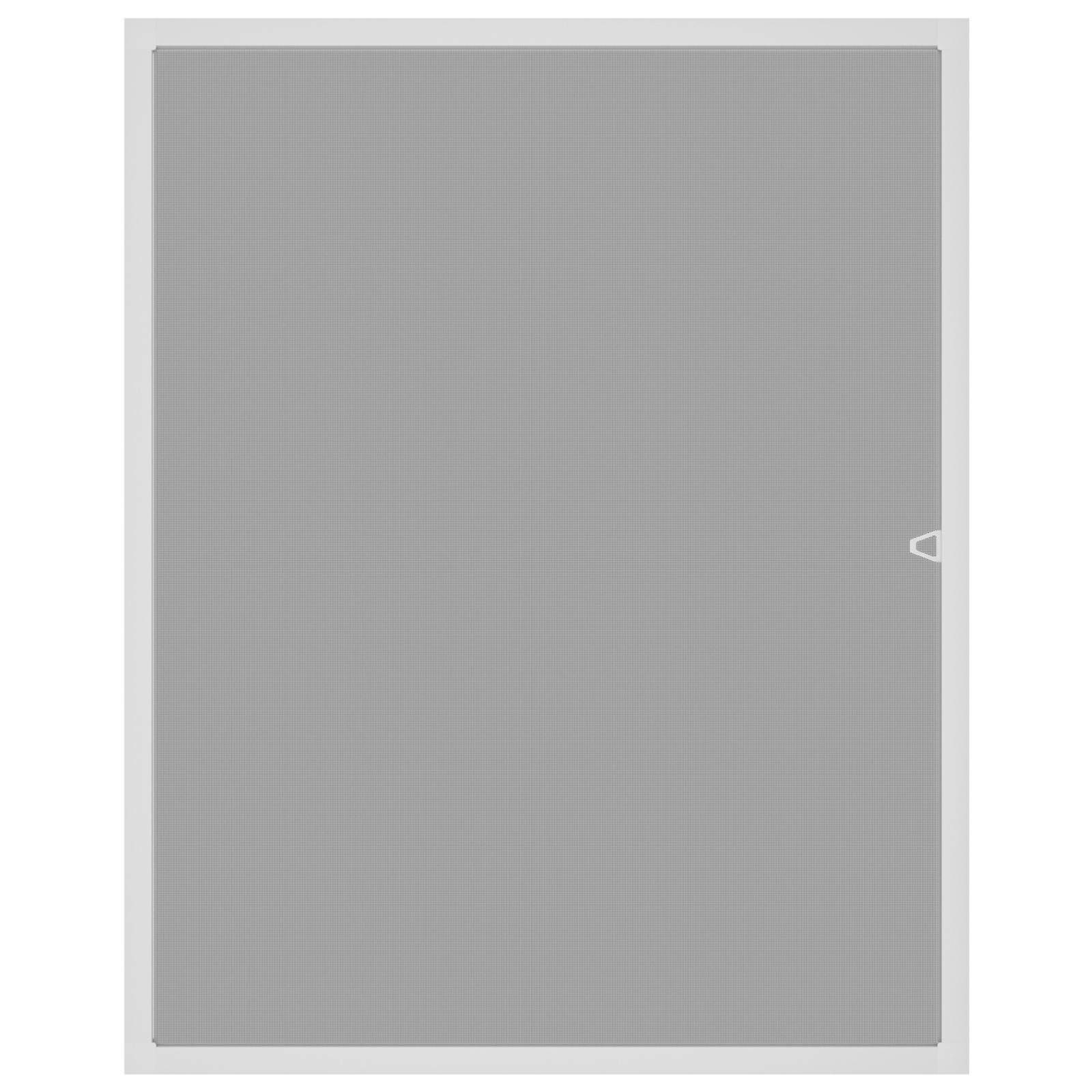 vidaXL Insektenschutz für Fenster Weiß 130 x 150 cm