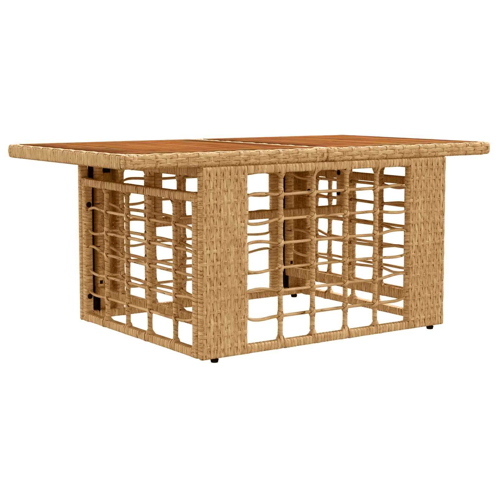 vidaXL Gartensofa-set 13 stk. Natürlich und Cremweiß Poly-Rattan