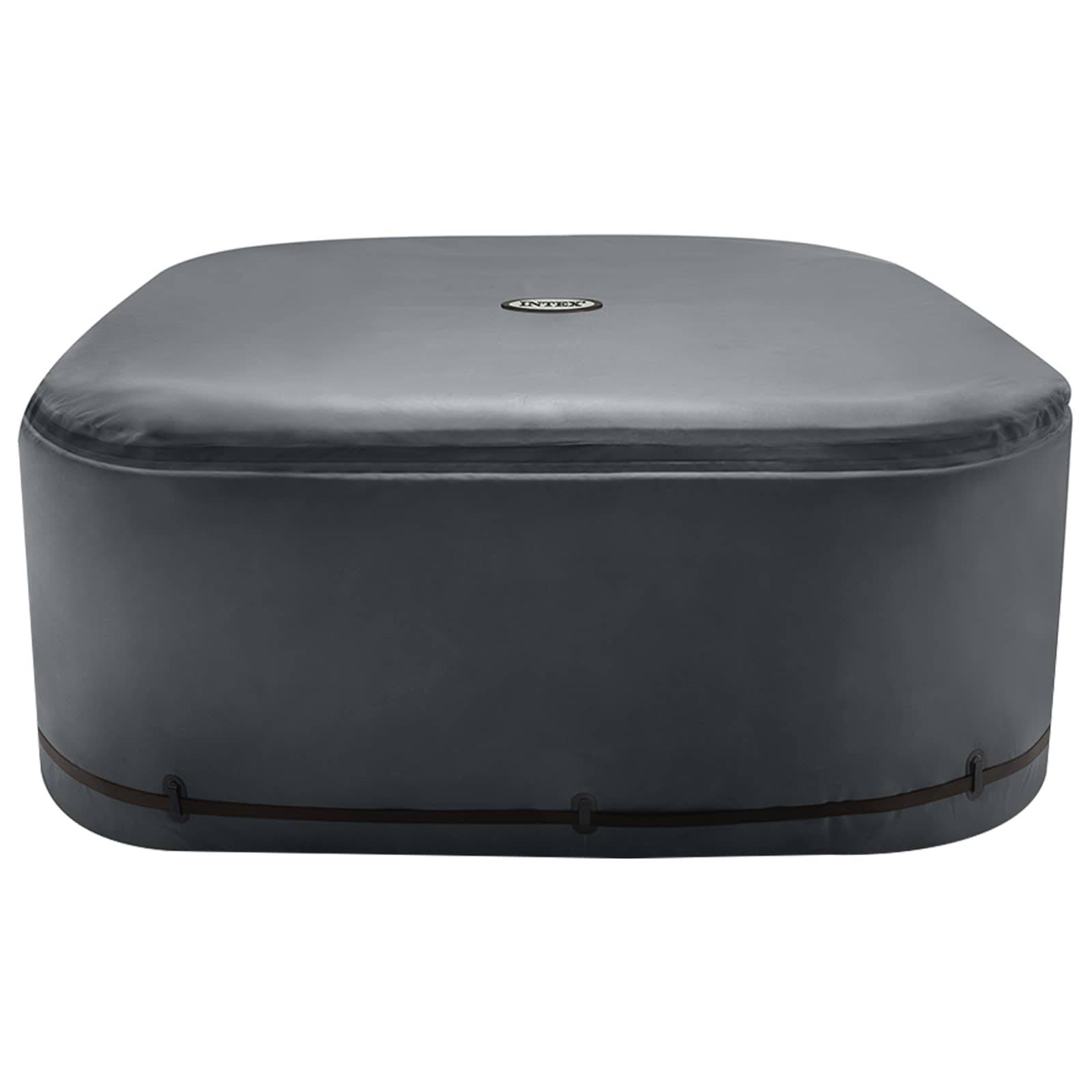 INTEX Spa-Abdeckung INTEX Dunkelgrau 175 x 175 x 72 cm PVC und PU