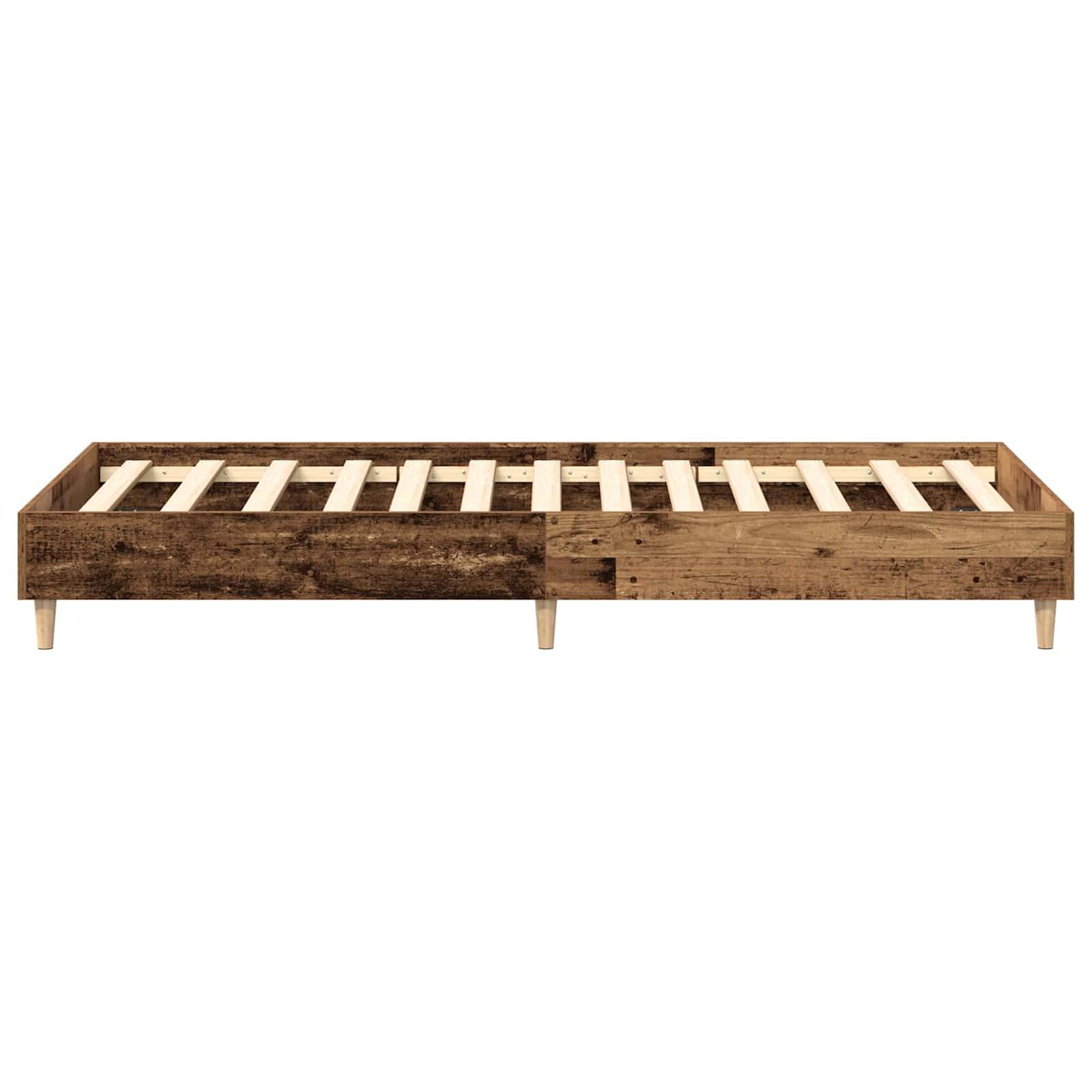 vidaXL Bettrahmen Altholz 80 x 200 cm Holzwerkstoff