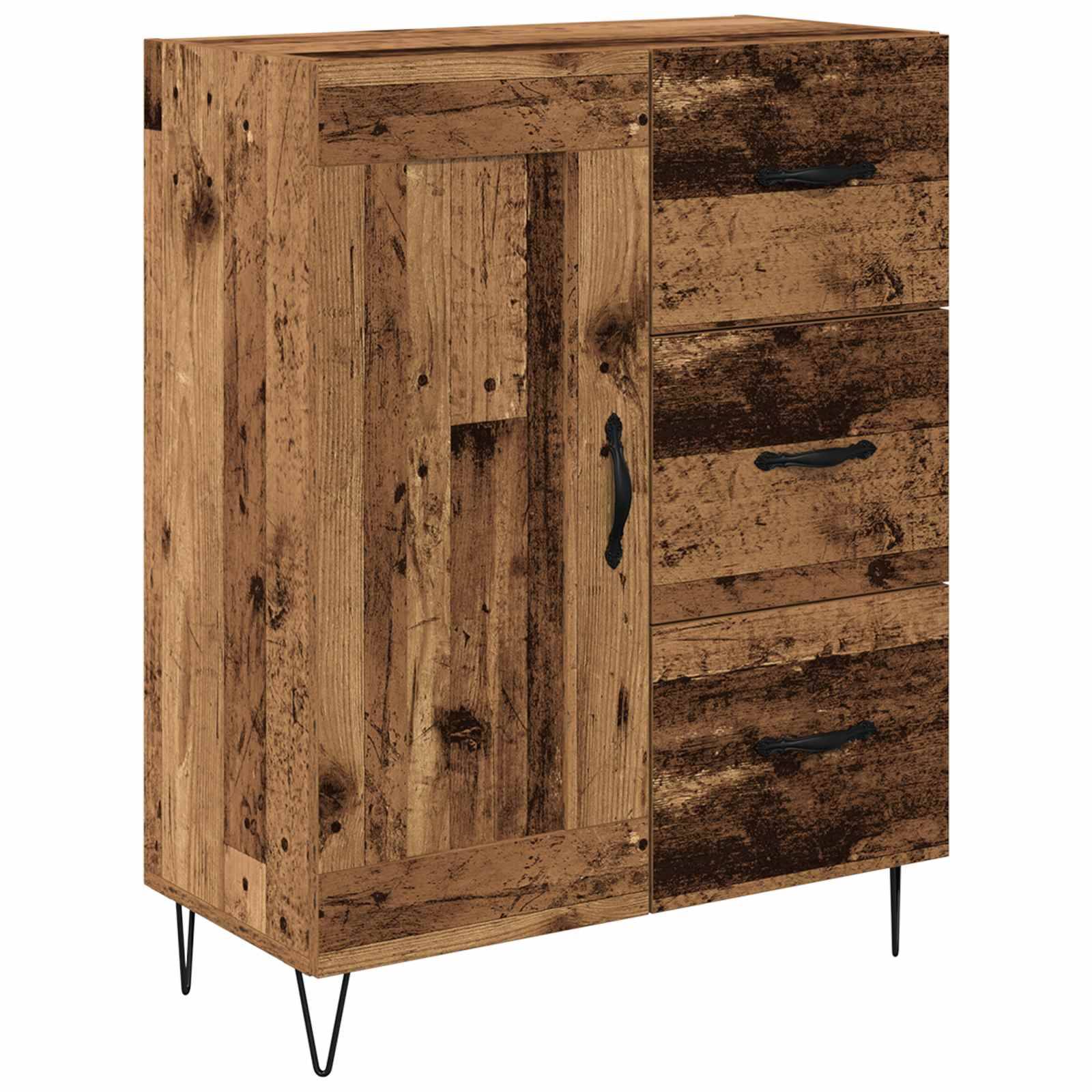 vidaXL Sideboard Altholz 69,5 x 34 x 90 cm Holzwerkstoff