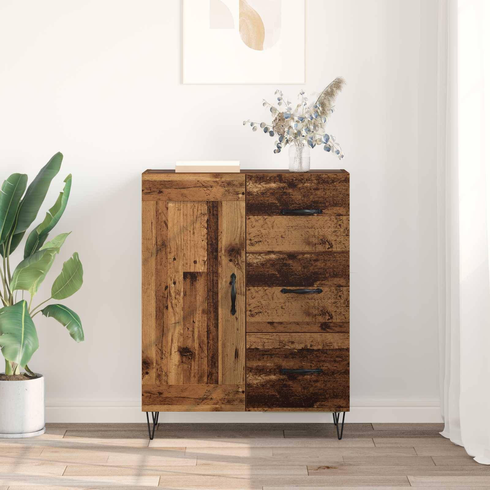 vidaXL Sideboard Altholz 69,5 x 34 x 90 cm Holzwerkstoff