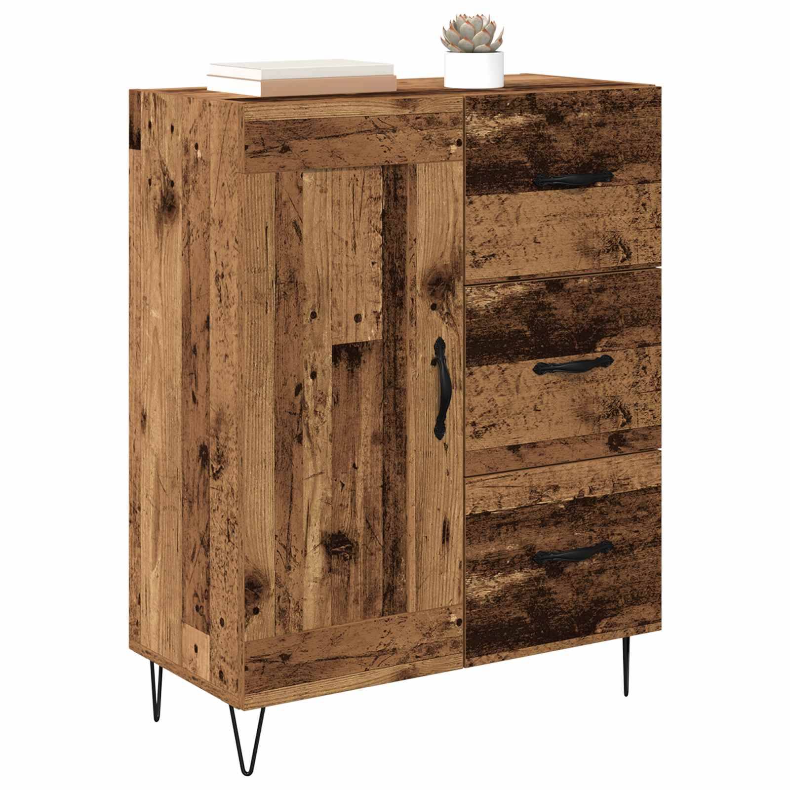vidaXL Sideboard Altholz 69,5 x 34 x 90 cm Holzwerkstoff