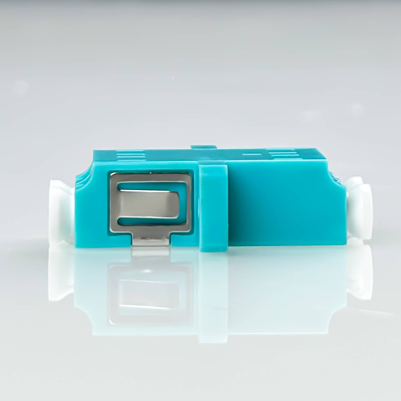 hb-digital LWL Verbinder LC/UPC Duplex OM3 Multimode aqua