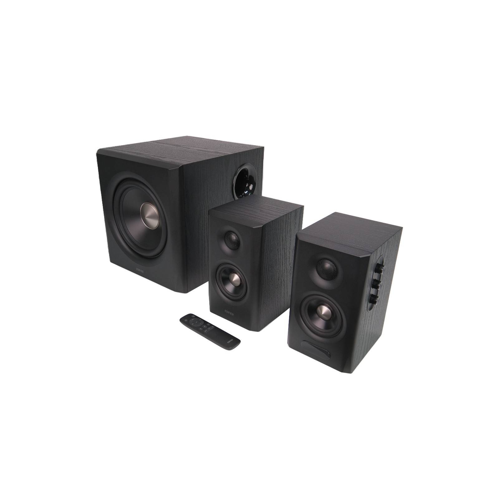 Edifier S355DB Hi-Res 2.1 Lautsprechersystem – 150 W RMS, 5,8 GHz Wireless, Dreifach-DSP-Verstärker, Schwarz