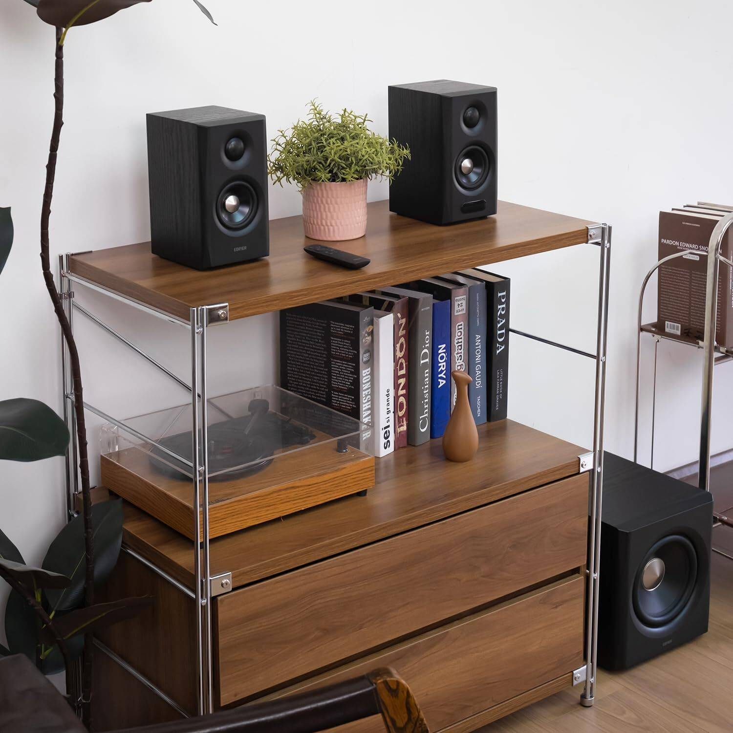 Edifier S355DB Hi-Res 2.1 Lautsprechersystem – 150 W RMS, 5,8 GHz Wireless, Dreifach-DSP-Verstärker, Schwarz