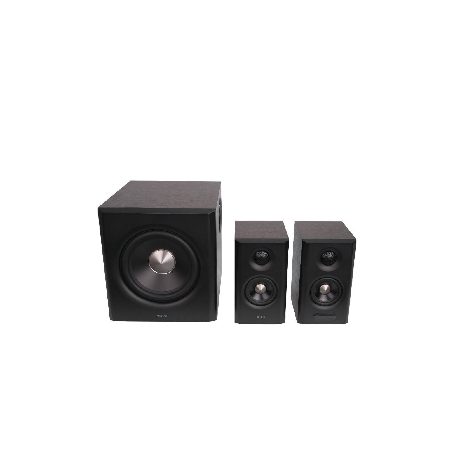 Edifier S355DB Hi-Res 2.1 Lautsprechersystem – 150 W RMS, 5,8 GHz Wireless, Dreifach-DSP-Verstärker, Nussbraun