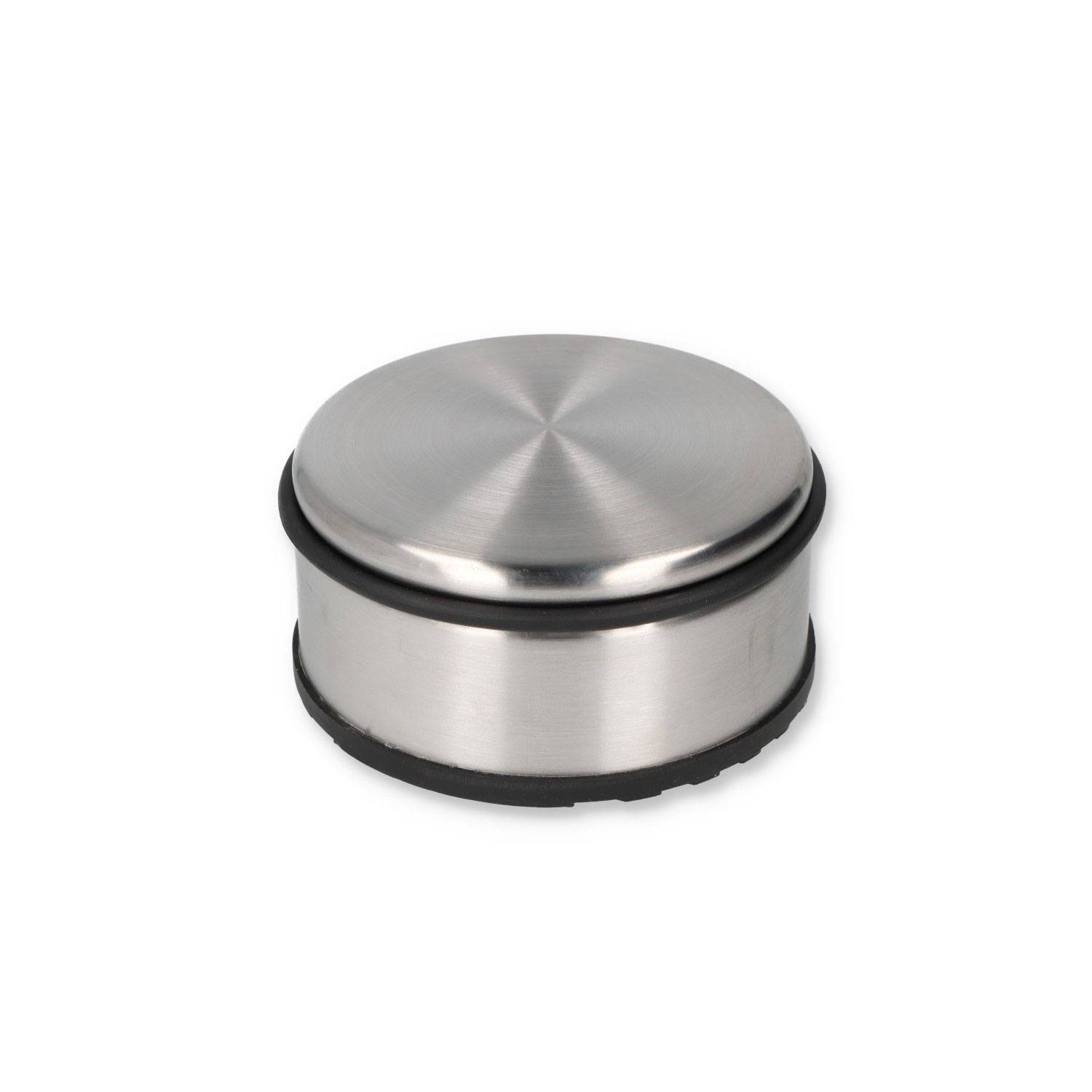 IWALUO 4x Türstopper Boden schwer aus Edelstahl Silber Neu
