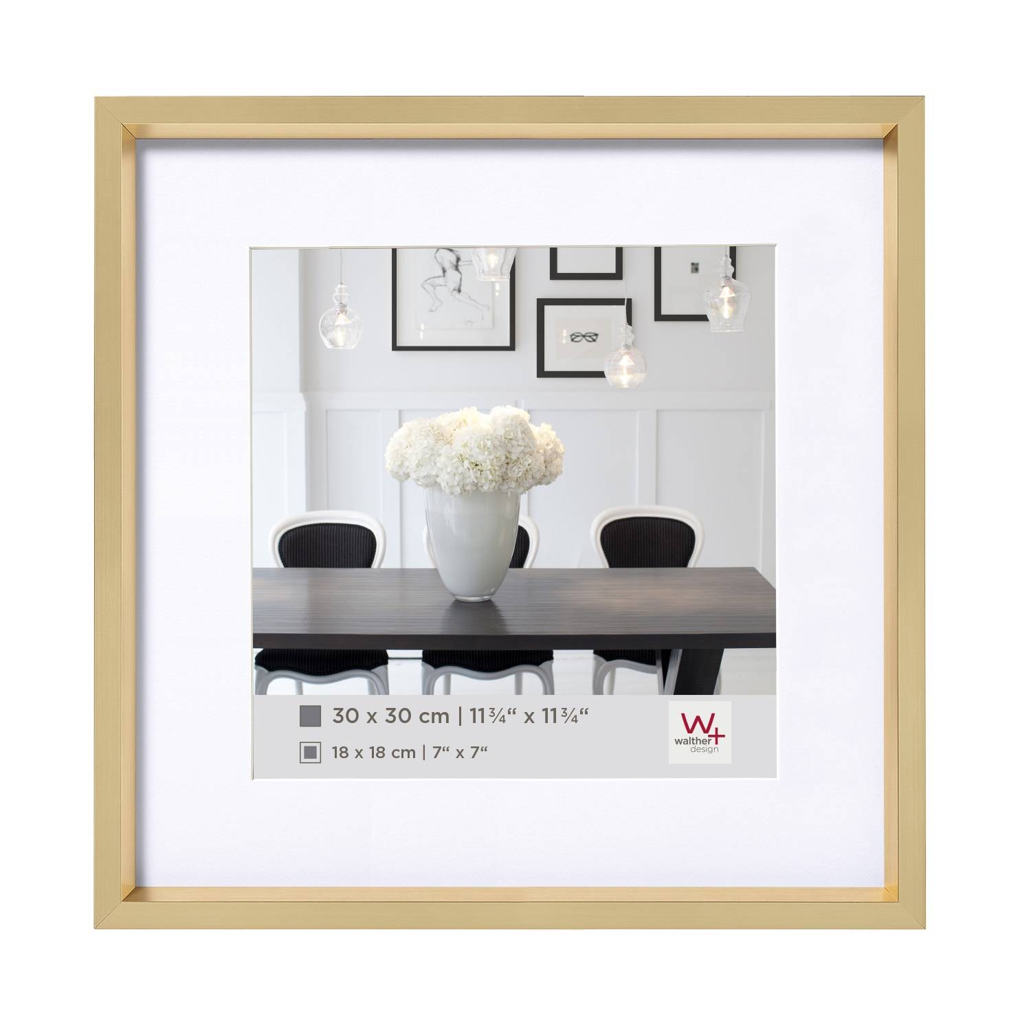 BILDERRAHMEN Steel Style Kunststoff Rahmen 50x60 cm Stahl