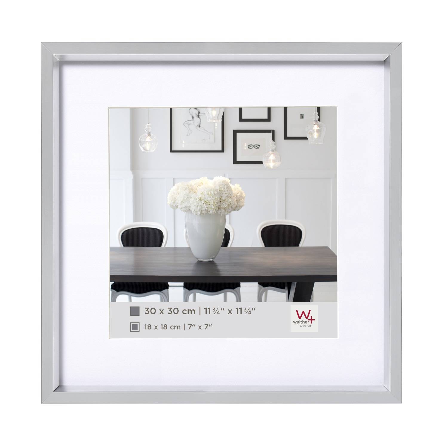 BILDERRAHMEN Steel Style Kunststoff Rahmen 50x60 cm Gold