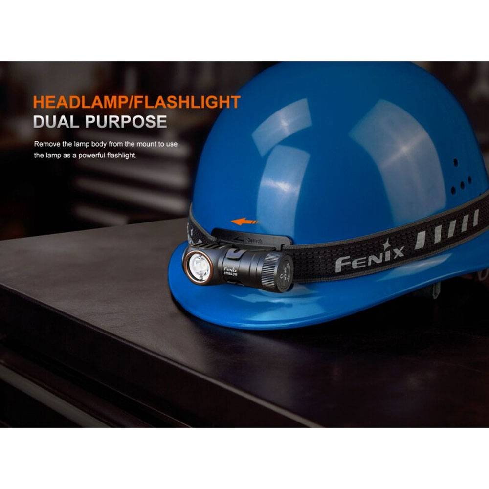 Fenix HM53R LED-Stirnlampe 1200 Lumen - Schwarz