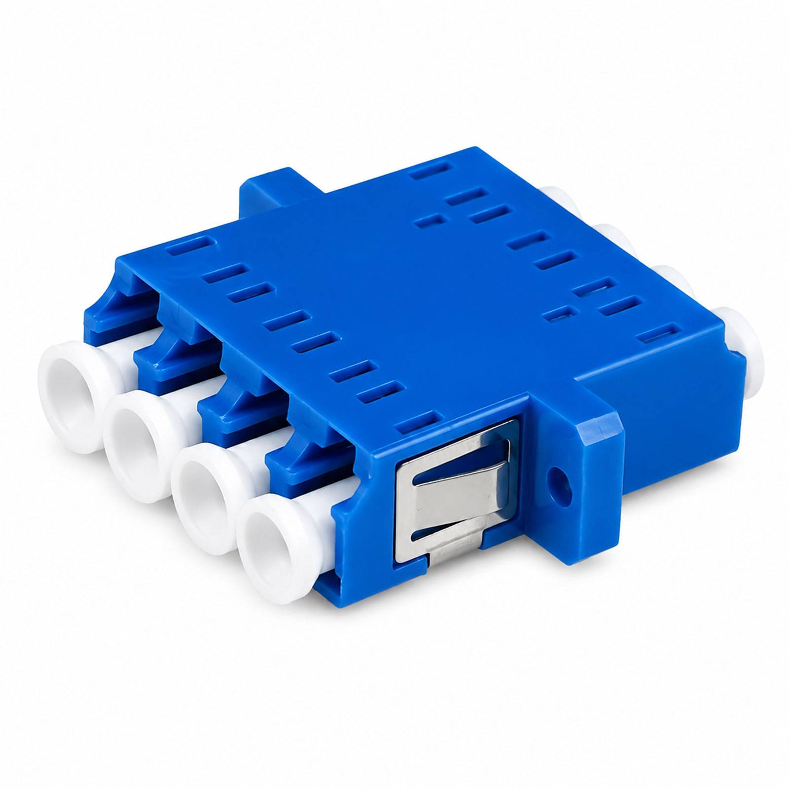 hb-digital LWL Verbinder LC/UPC Quad OS1/OS2 Singlemode blau