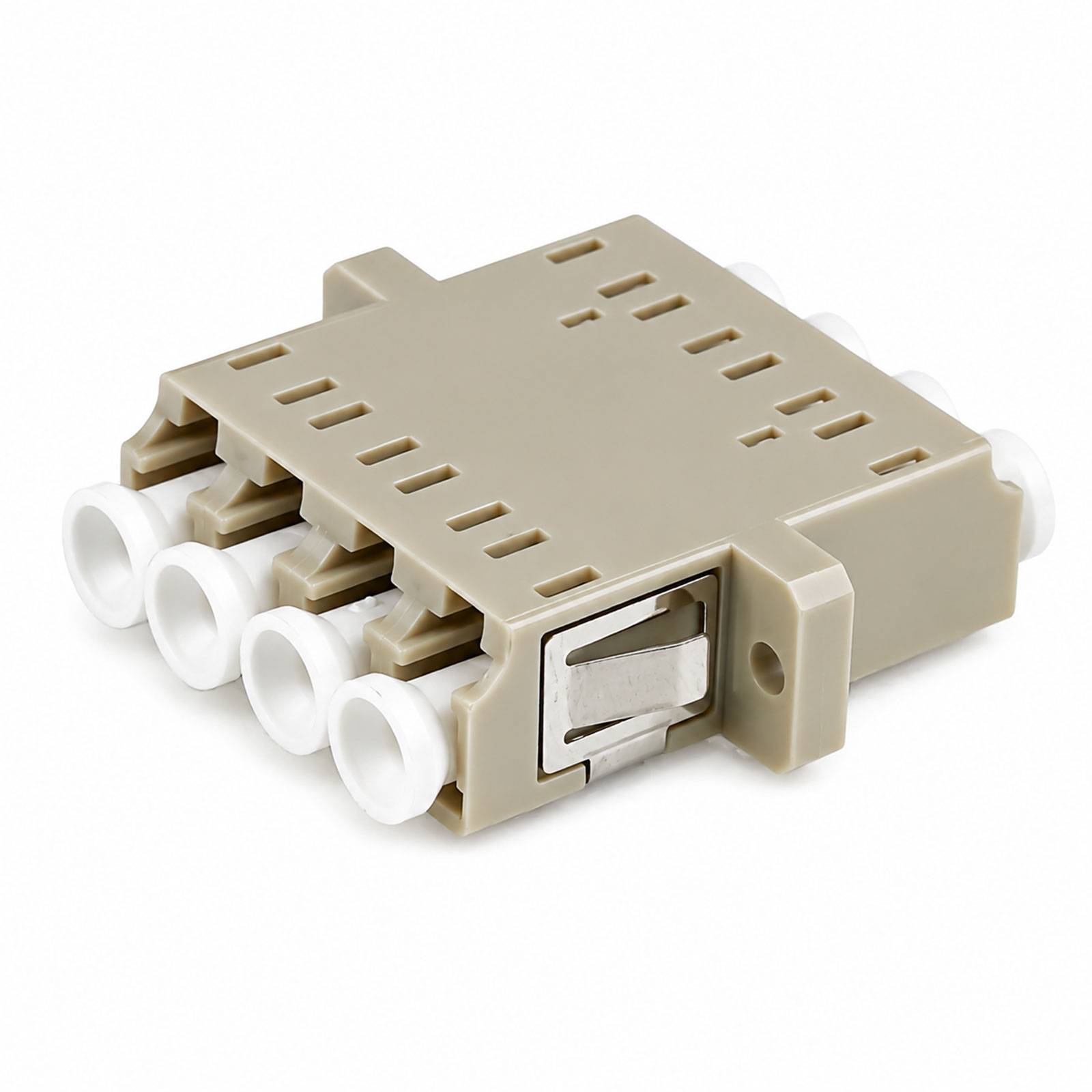 hb-digital LWL Verbinder LC/UPC Quad OM1/OM2 Multimode beige