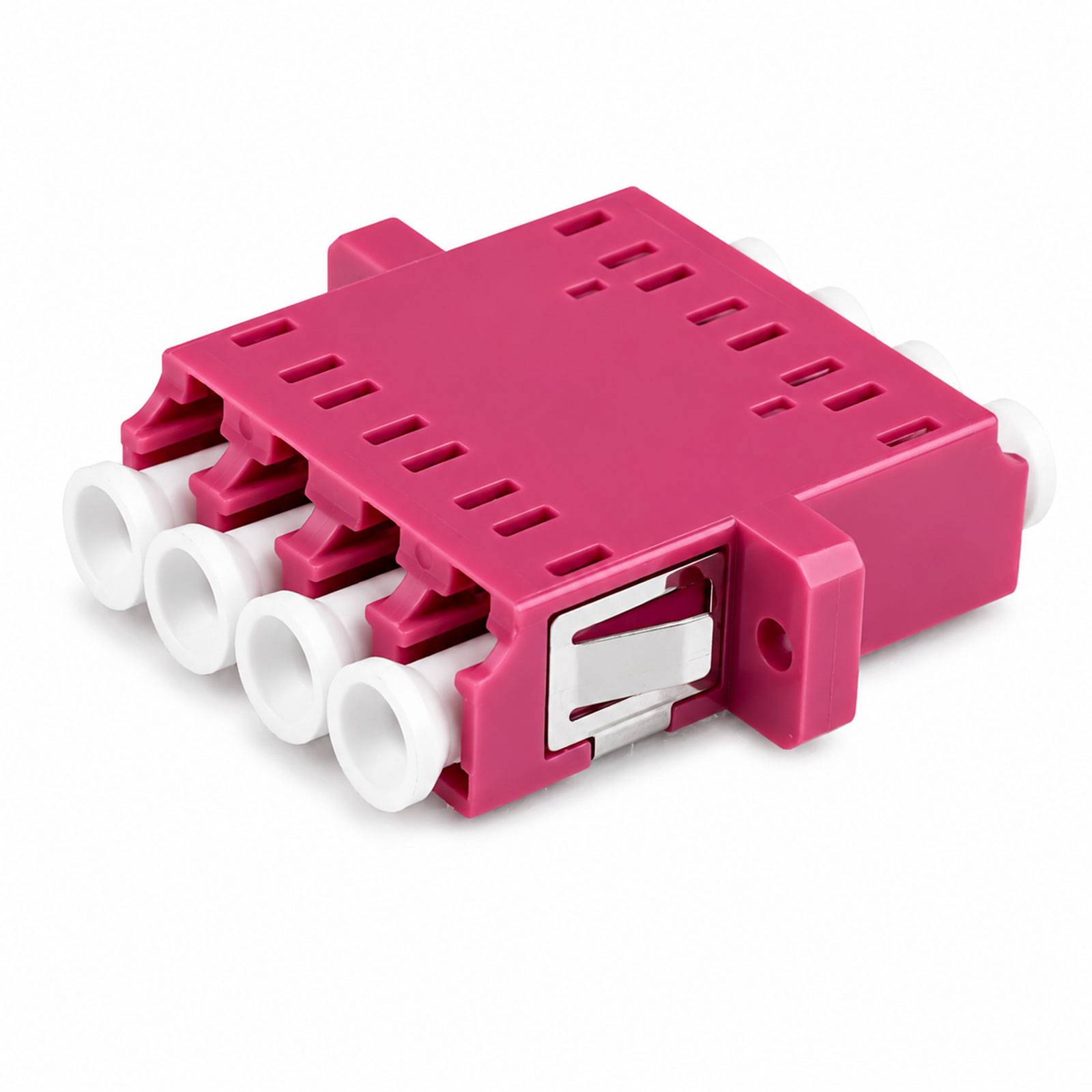hb-digital LWL Verbinder LC/UPC Quad OM4 Multimode violett