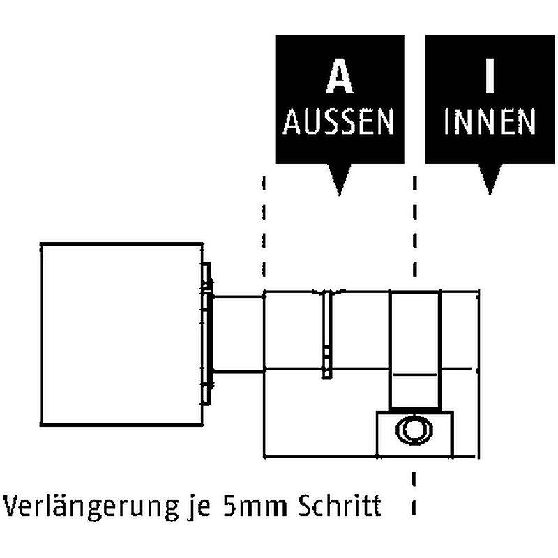 iLOQ 10mm Verlängerung für S5-Europrofilzylinder