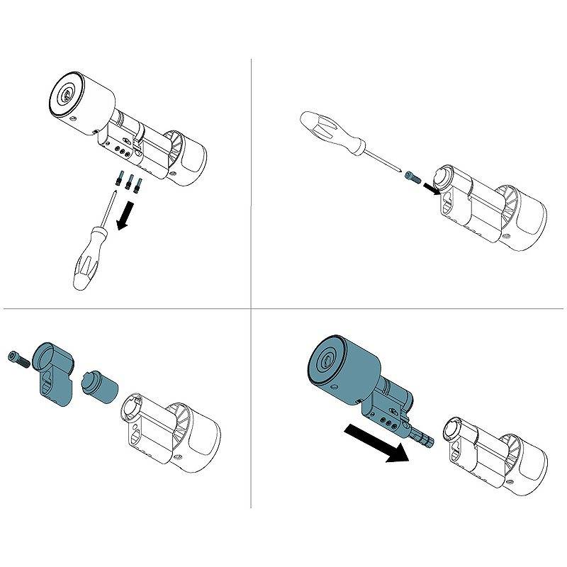 iLOQ 10mm Verlängerung für S5-Europrofilzylinder